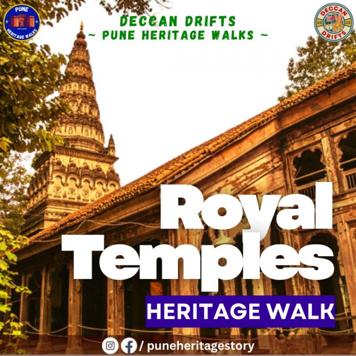 Royal Temples Heritage Walk, Pune by PHW