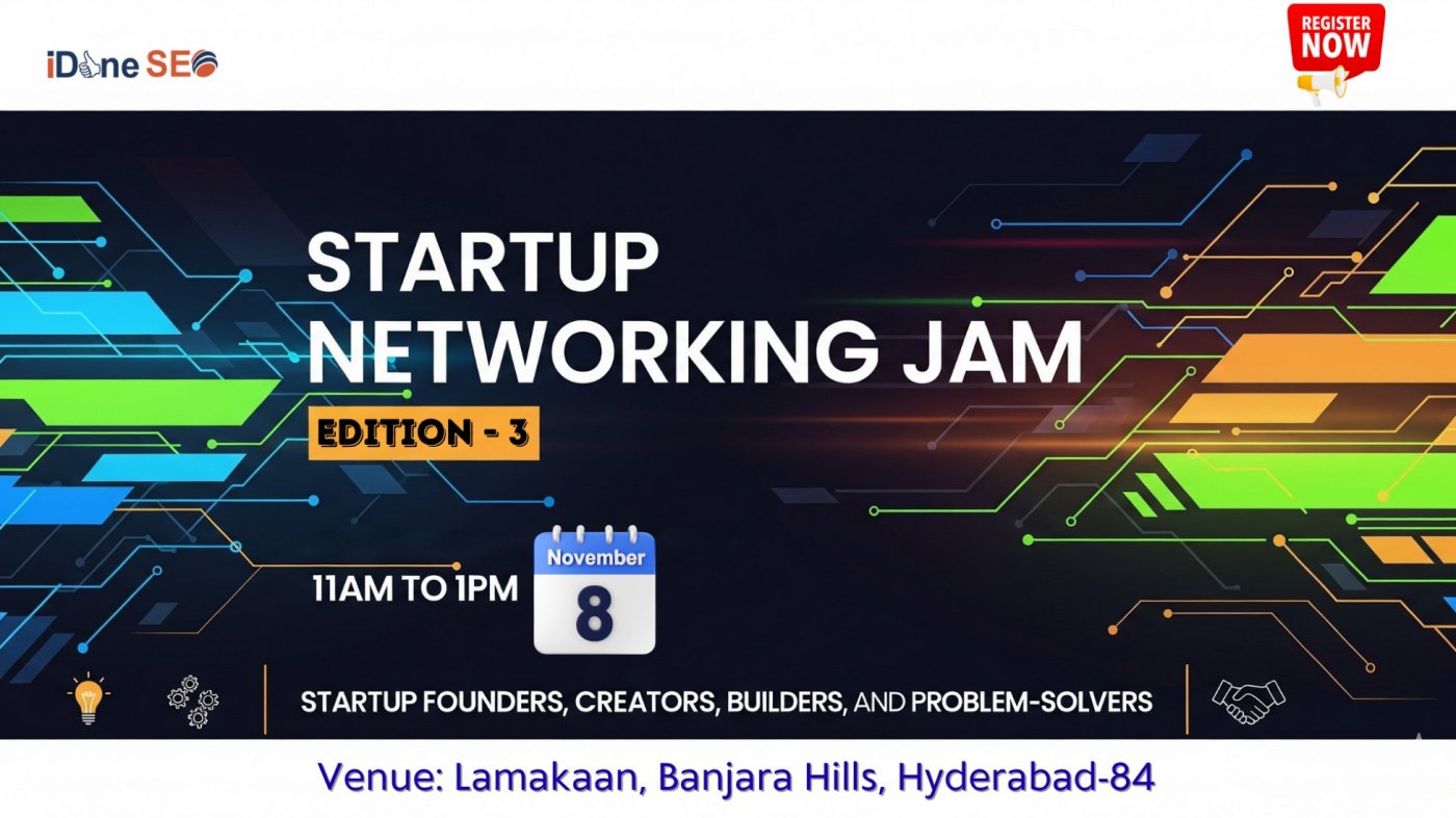 Startup Networking Jam - 3rd Edition