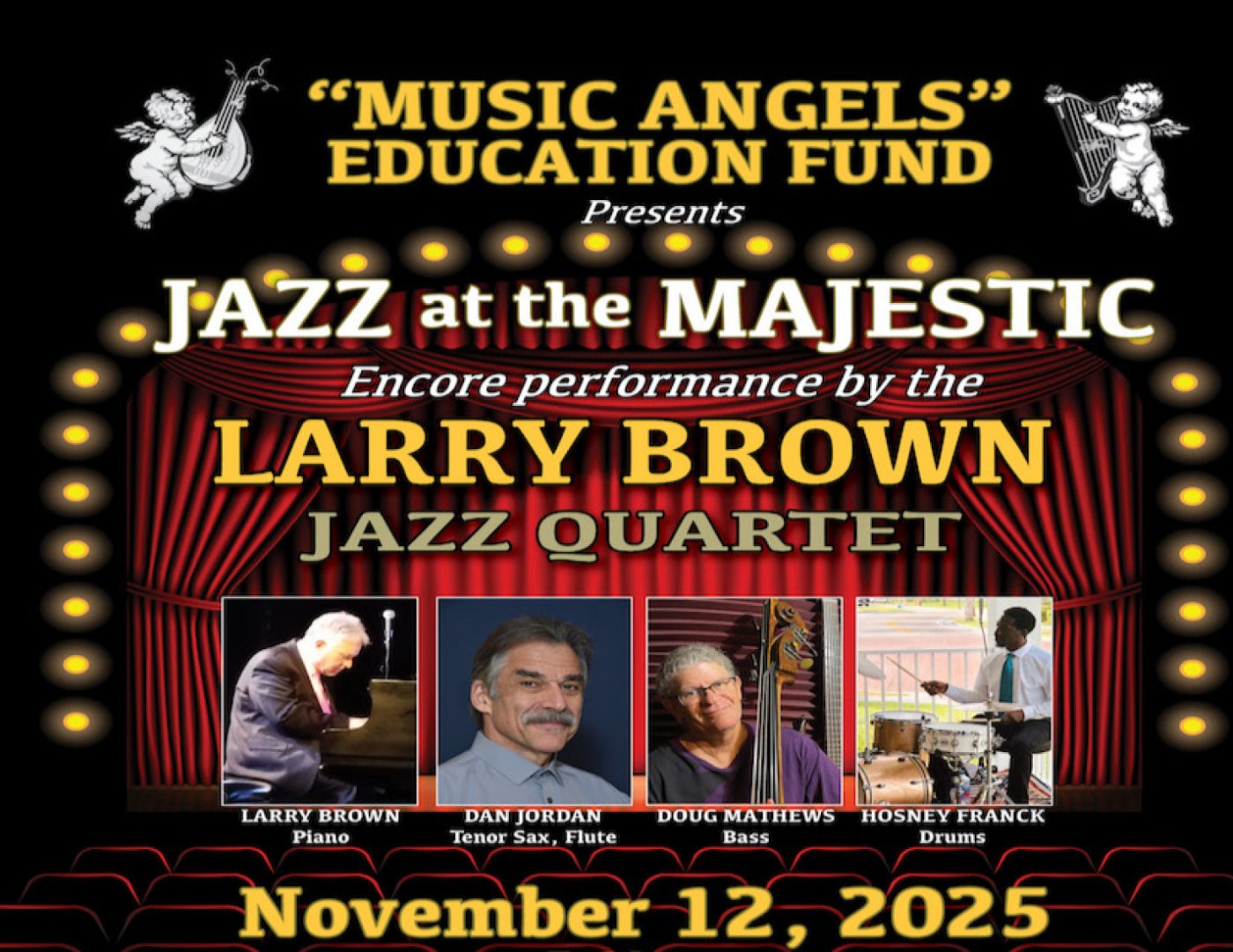 LARRY BROWN JAZZ QUARTET - Concert In Vero Beach - Majestic 11 Theatre