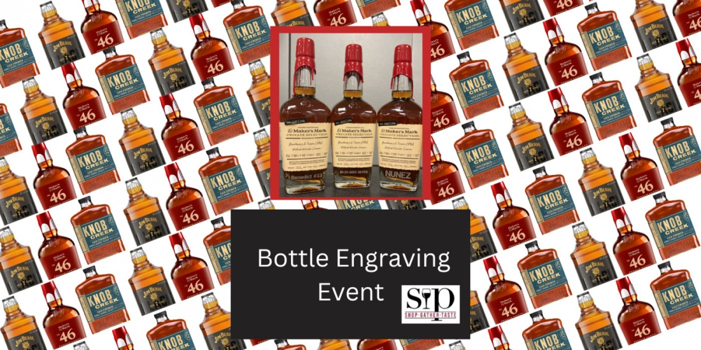 Bourbon Bottle Engraving and Flight Nigh