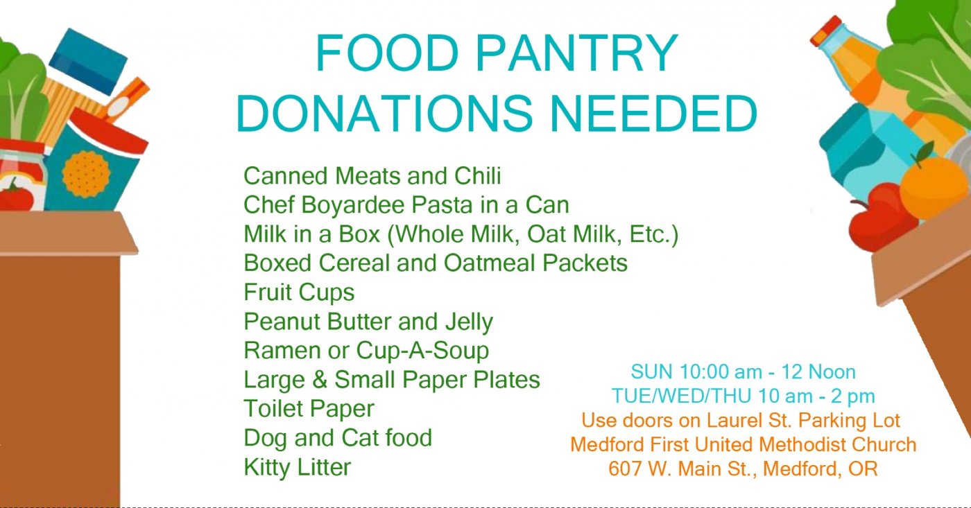 Food Pantry Donations Drive - Medford, OR