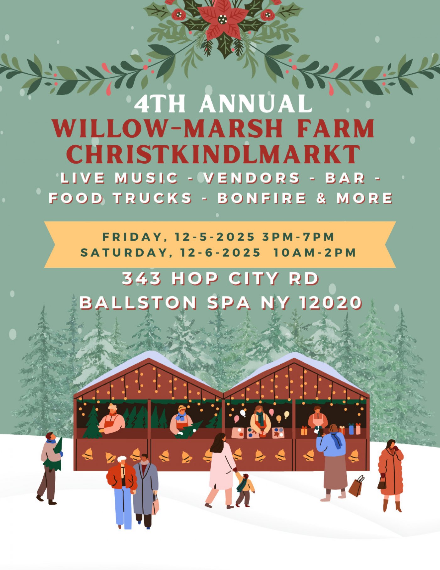 Christkindlmarkt on the Farm