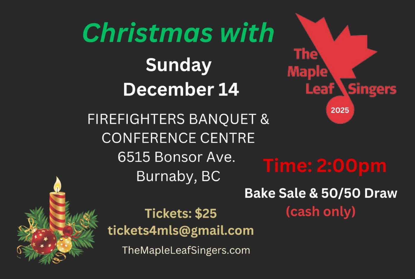 Christmas with the Maple Leaf Singers