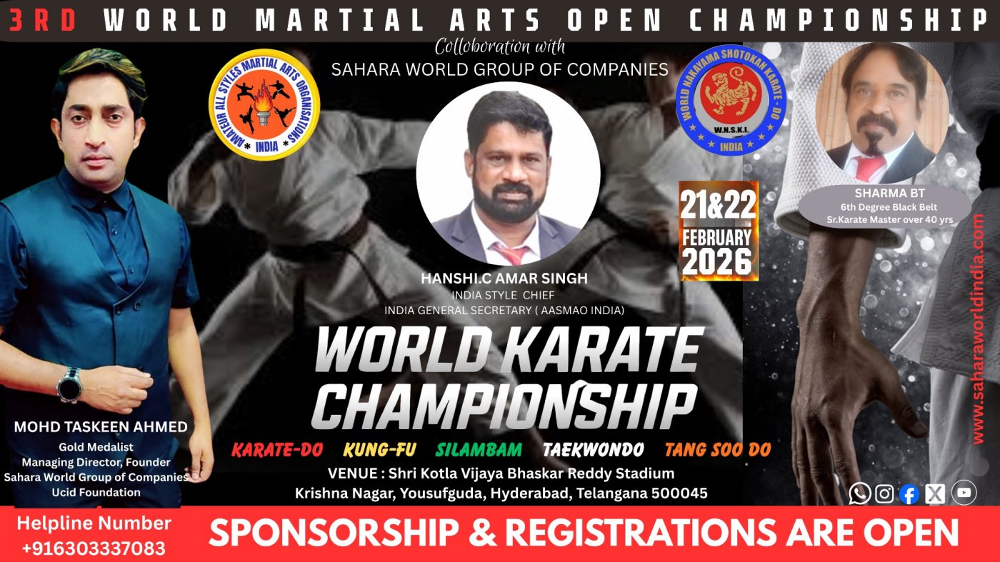  3rd World Martial Arts Open Championship 2026
