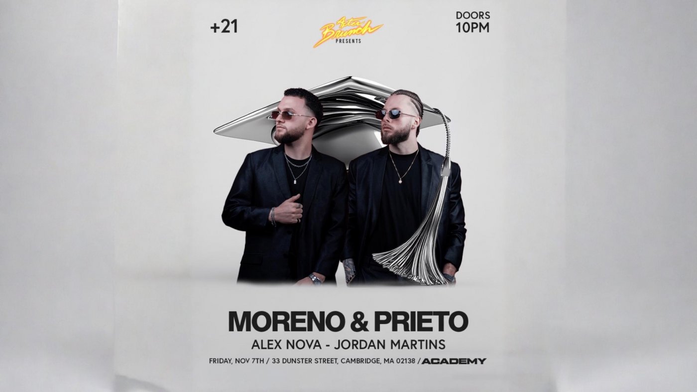Moreno & Prieto \u2013 House & Tech House at Academy \u2013 Underground Harvard Square Nightclub