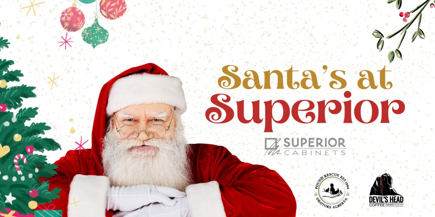 Santa\u2019s at Superior Cabinets Calgary | Christmas Photos with Santa