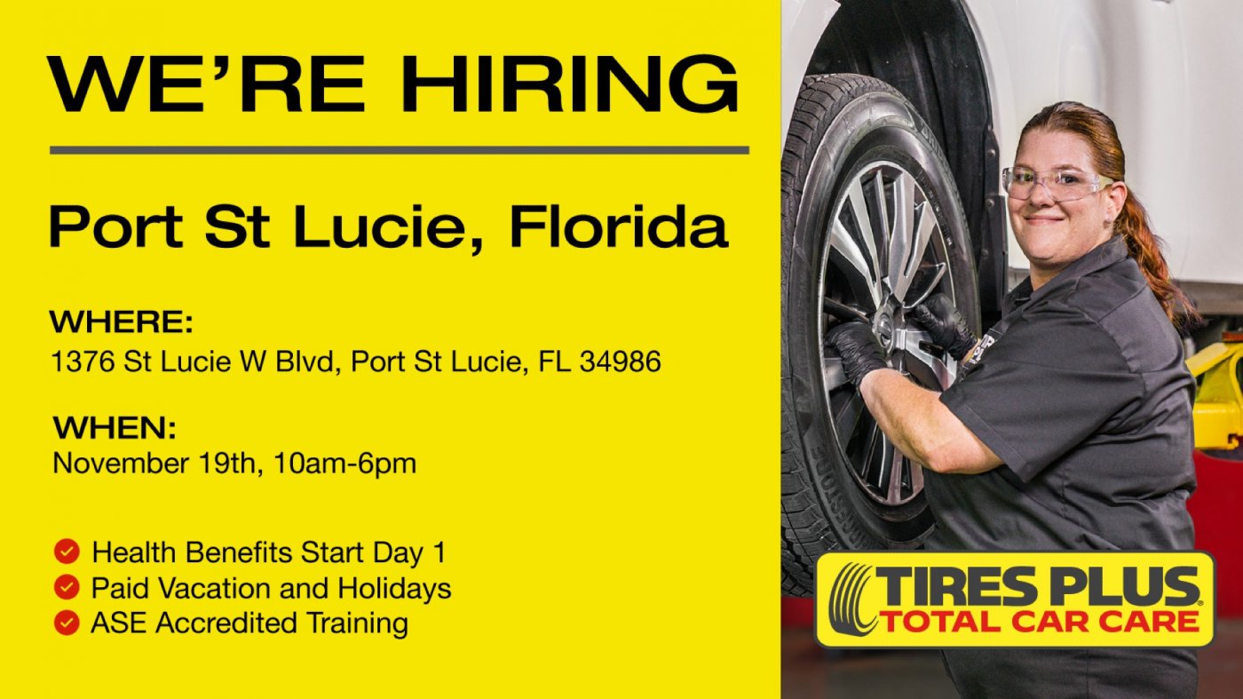 Get Hired on the Spot! Tires Plus Hiring Event in Port St Lucie