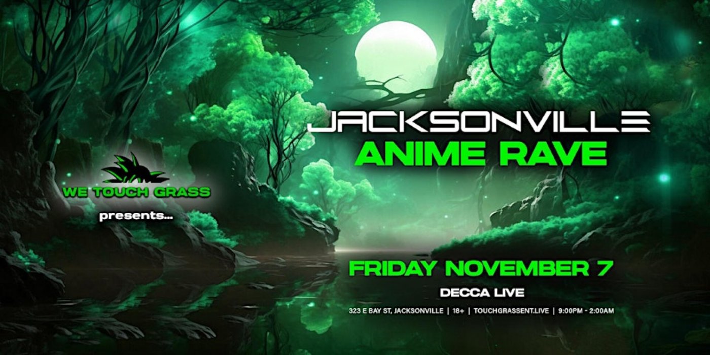 WeTouchGrass Presents: Anime Rave at Decca Live | Fri 11.07.25