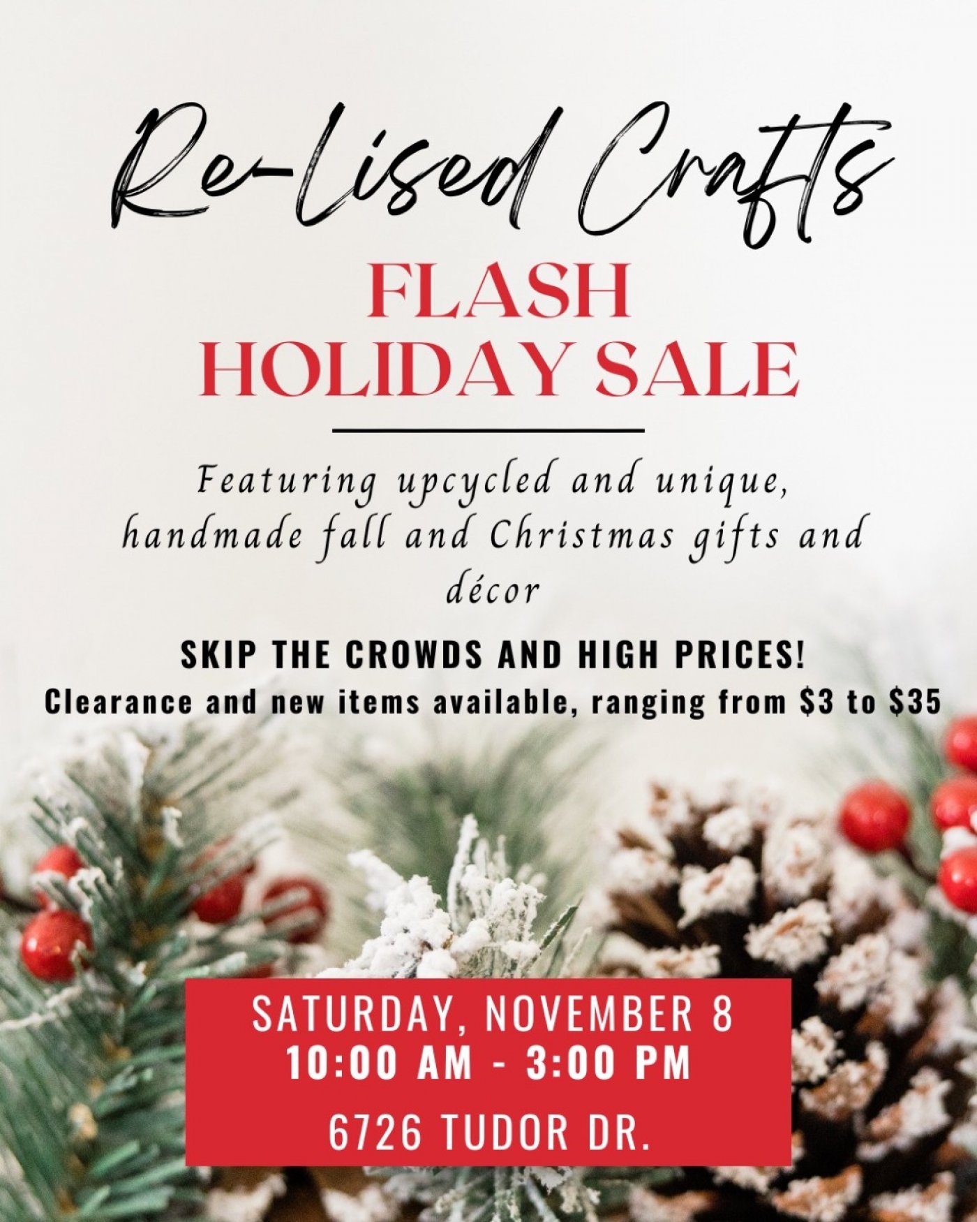 Holiday Flash Sale