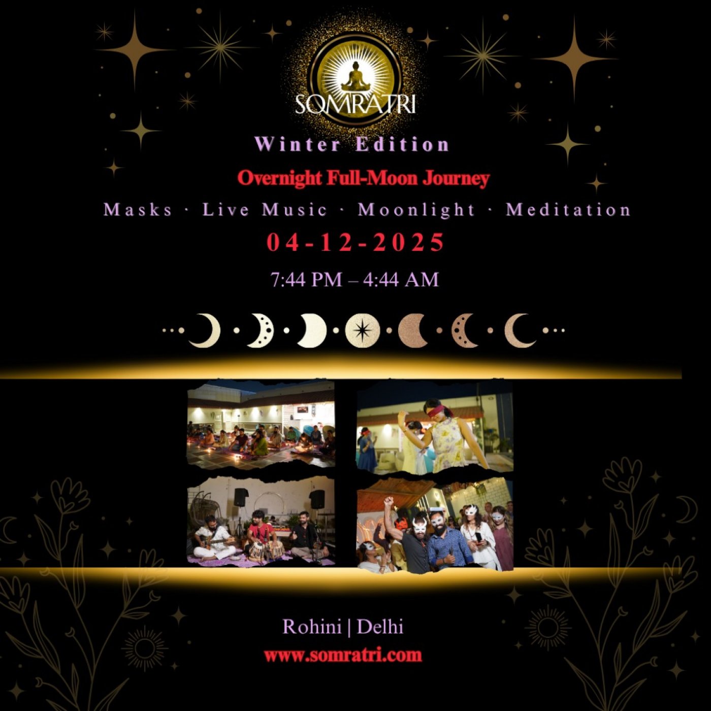 SomRatri \u2013 Full Moon Night (Winter Edition, 04-12-2025 | Delhi)