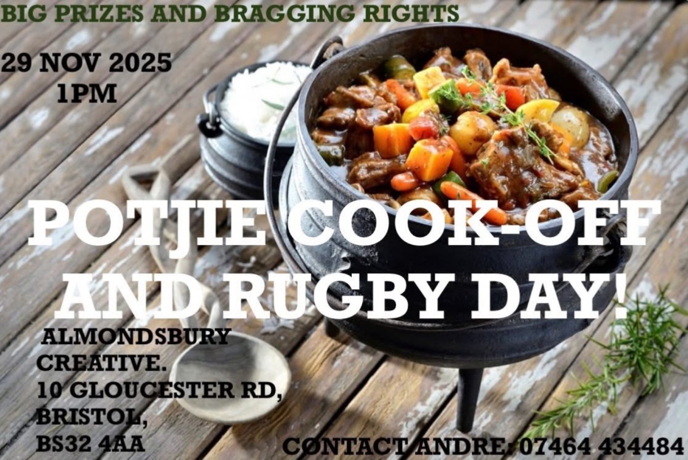 Potjiekos competition and rugby