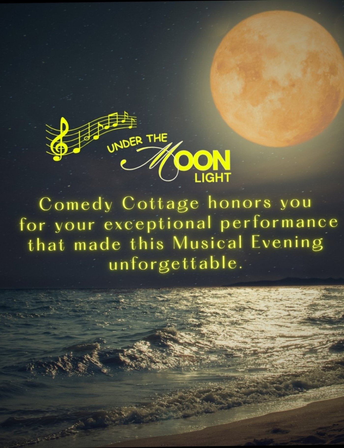 Moon Light \ud83c\udf1a Musical Eve 