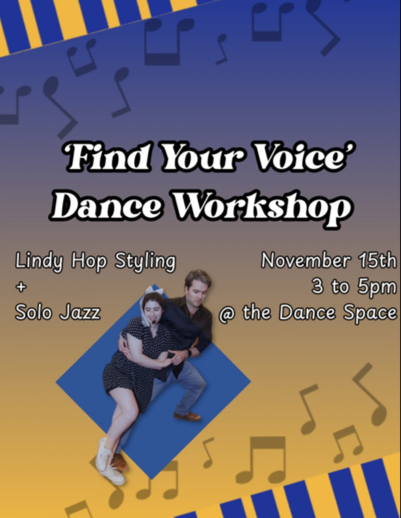 Find Your Voice: Lindy Styling and Solo Jazz Workshop