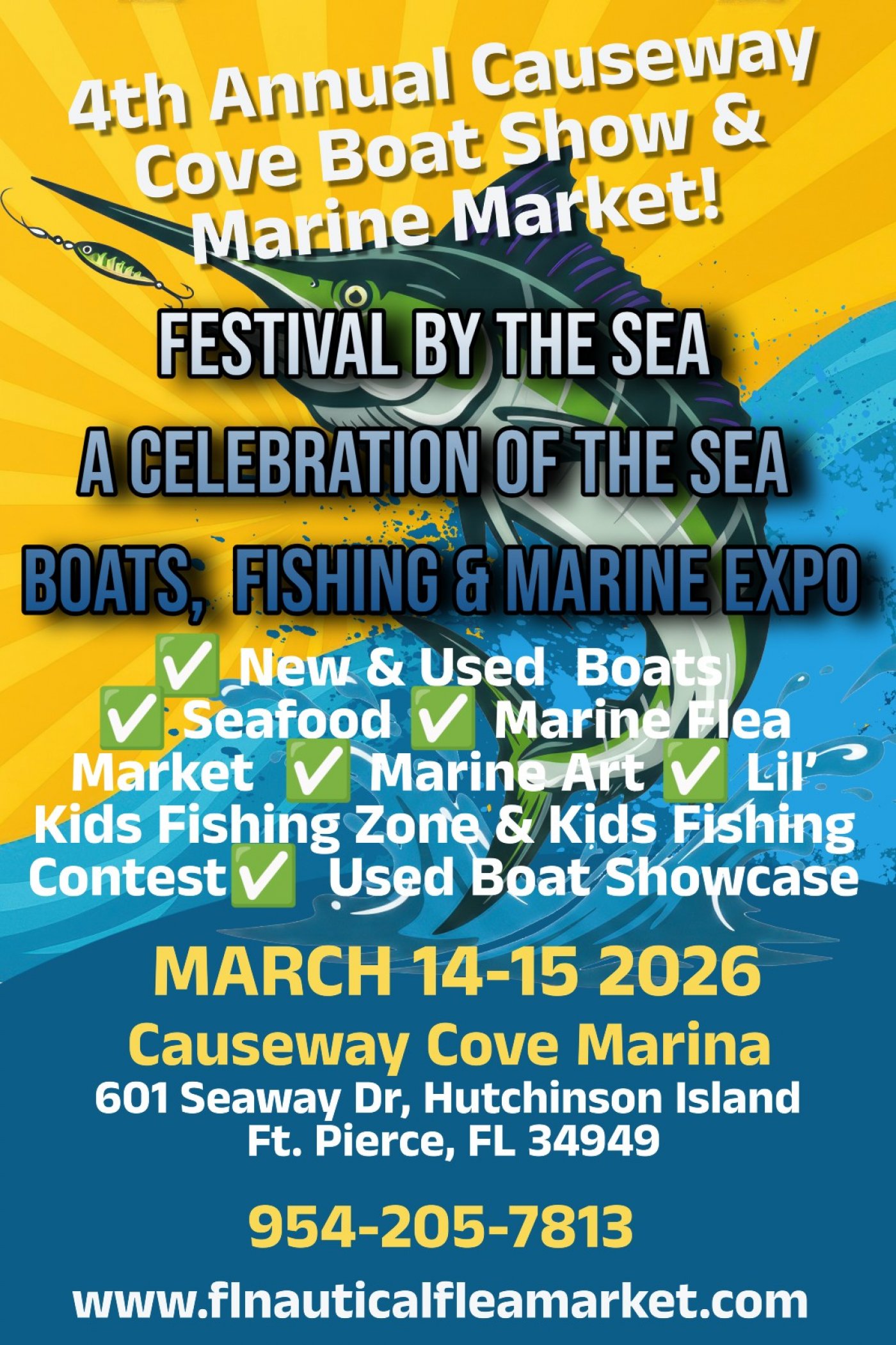 Festival of the Sea: Causeway Cove Marina to Host Boat Show, Marine Flea Market