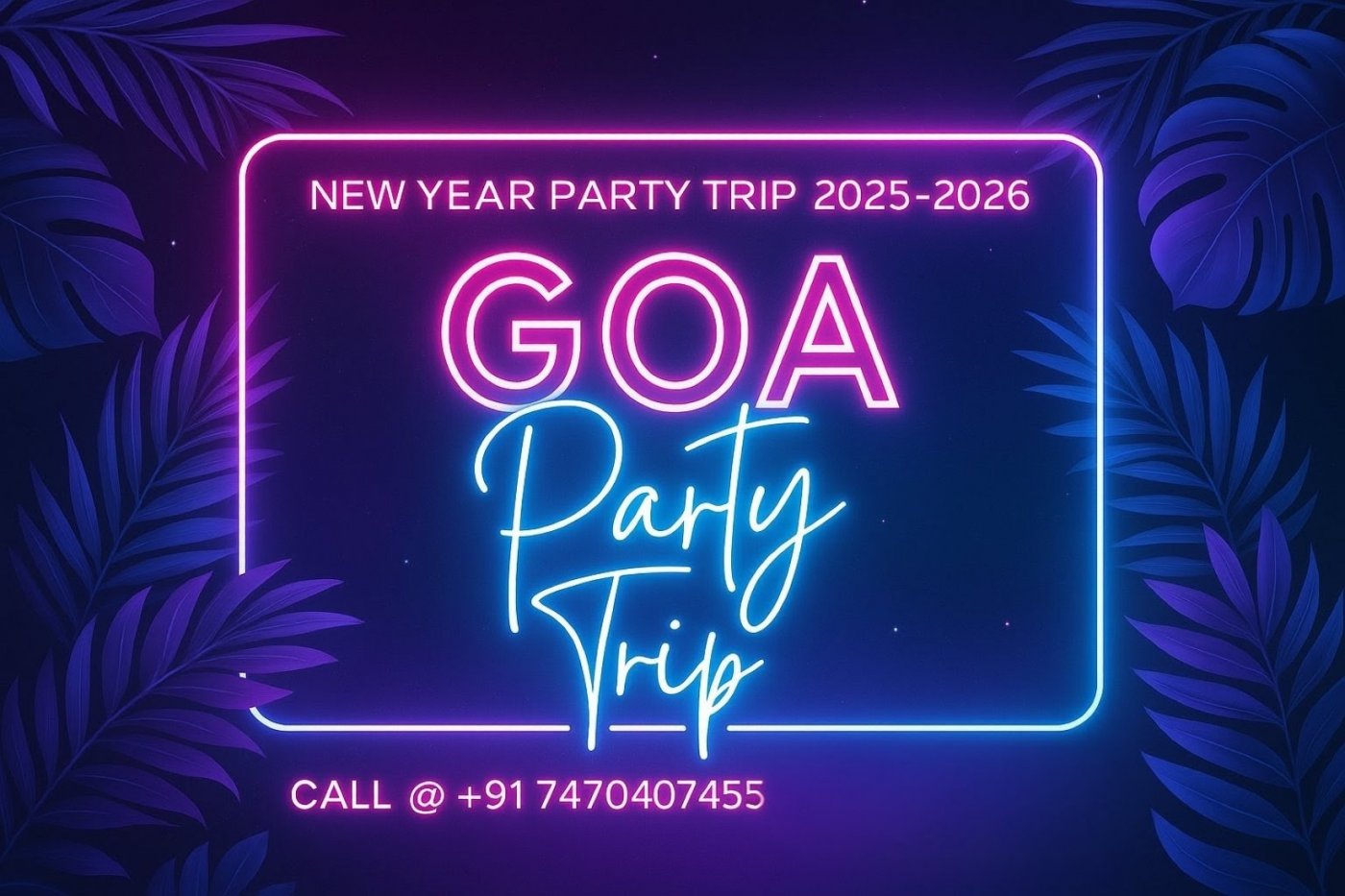 TMT Backpacker Goa New Year Party Trip From Indore 2025-2026 - Best Indore Goa New Year Party Tour