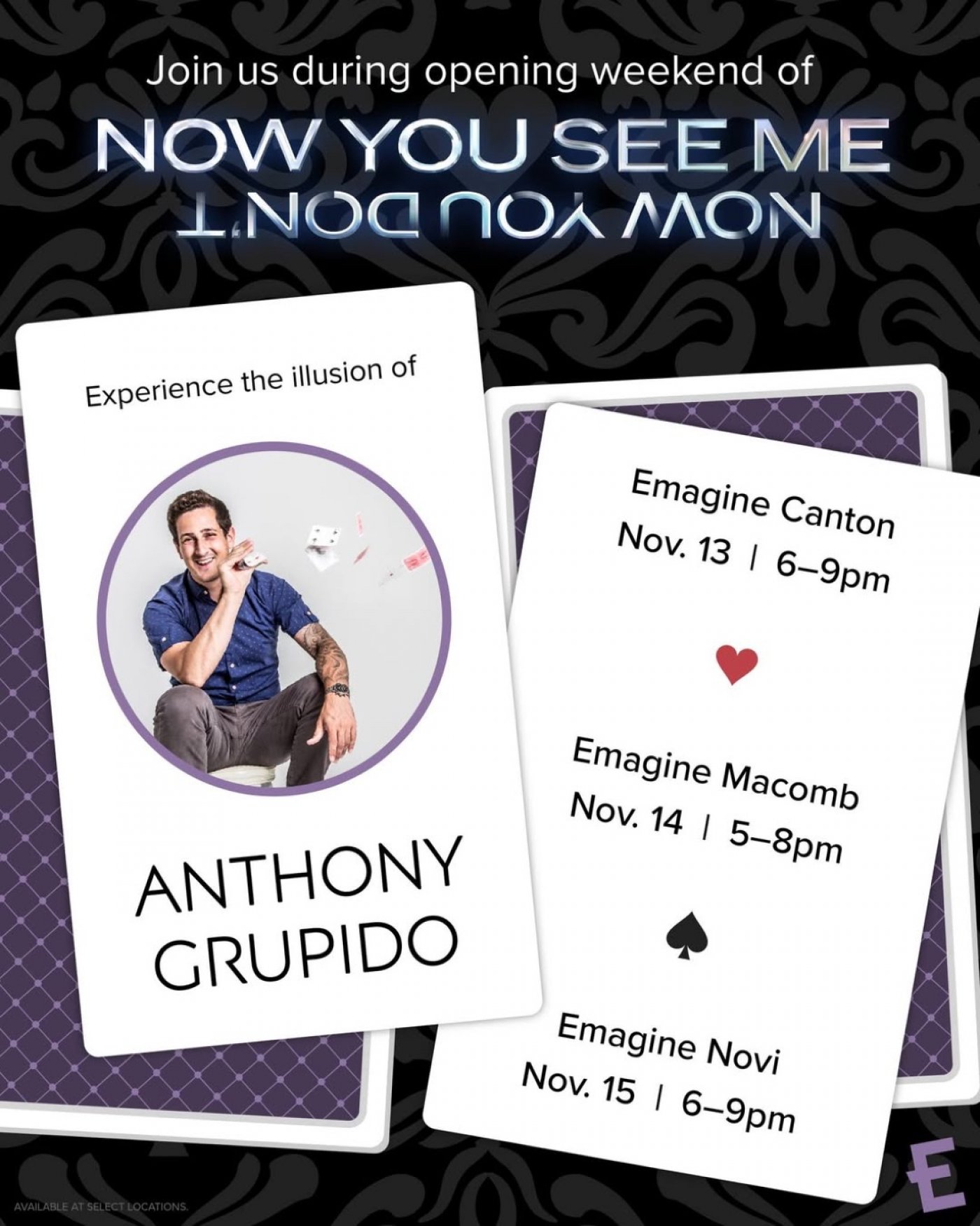 Opening Weekend Celebration at Emagine Theatres: NOW YOU SEE ME: NOW YOU DON\u2019T