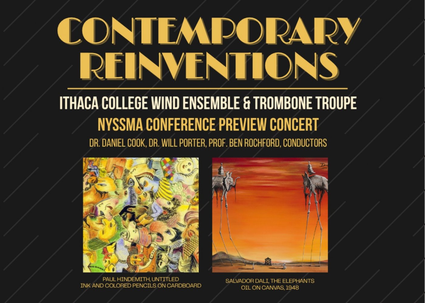 Contemporary Reinventions: Ithaca College Wind Ensemble & Trombone Troupe