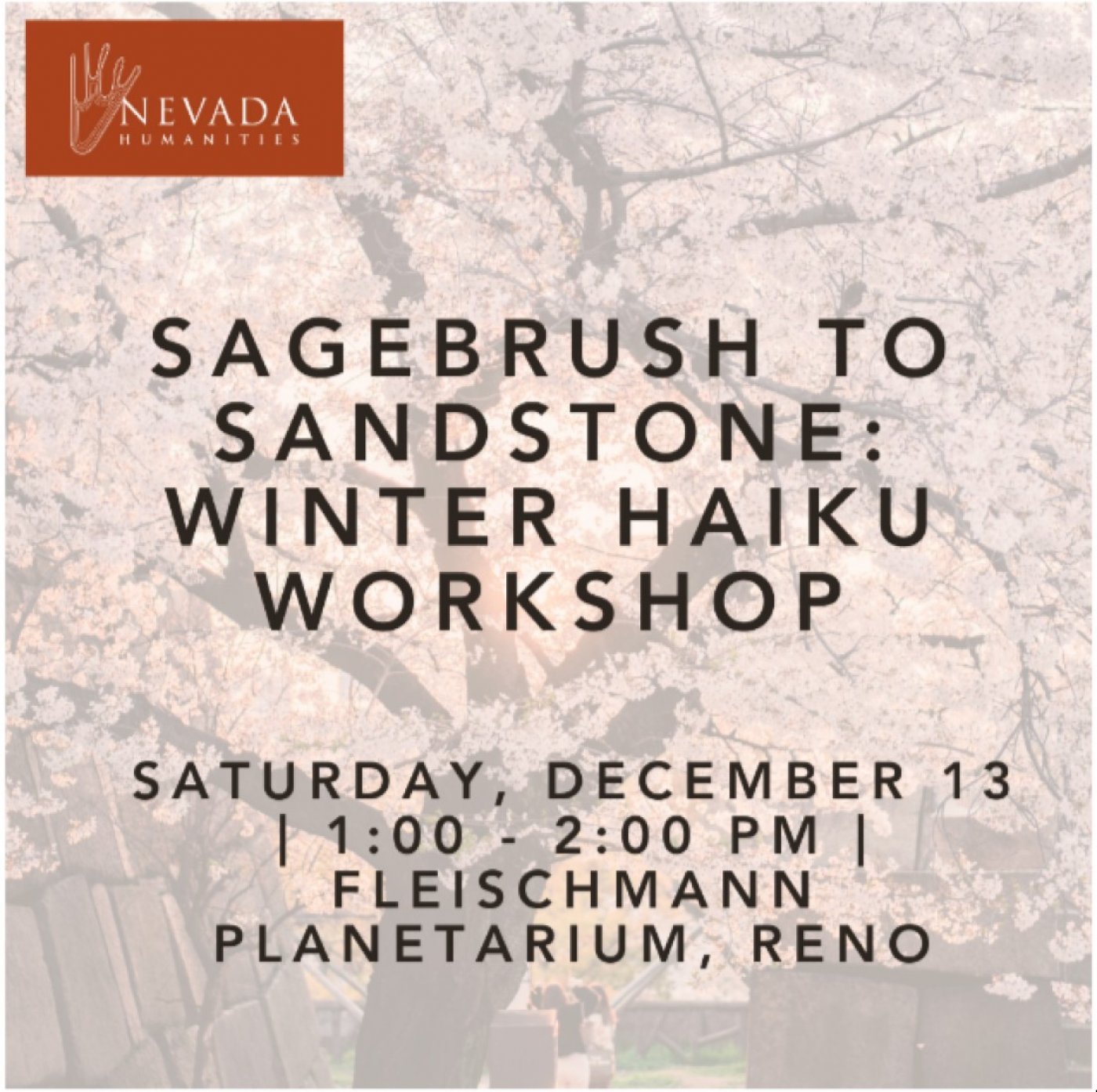 Sagebrush to Sandstone: Winter Haiku Workshop with John Arsenault