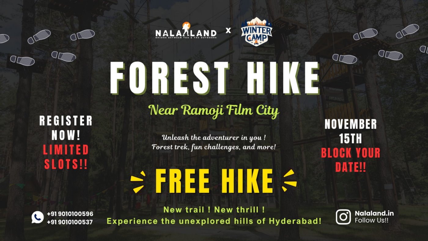 FREE Forest hike near Ramoji film city