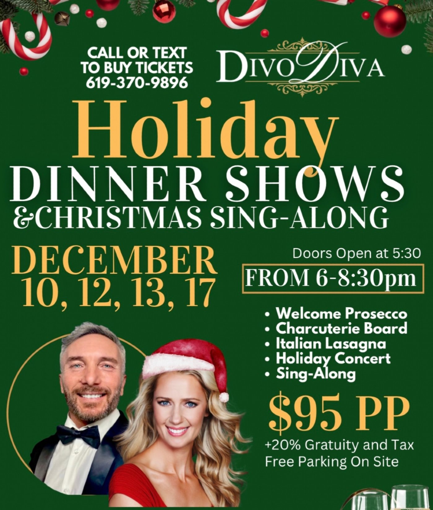 \u2744\ufe0f Holiday & Christmas Sing-Along Dinner Show