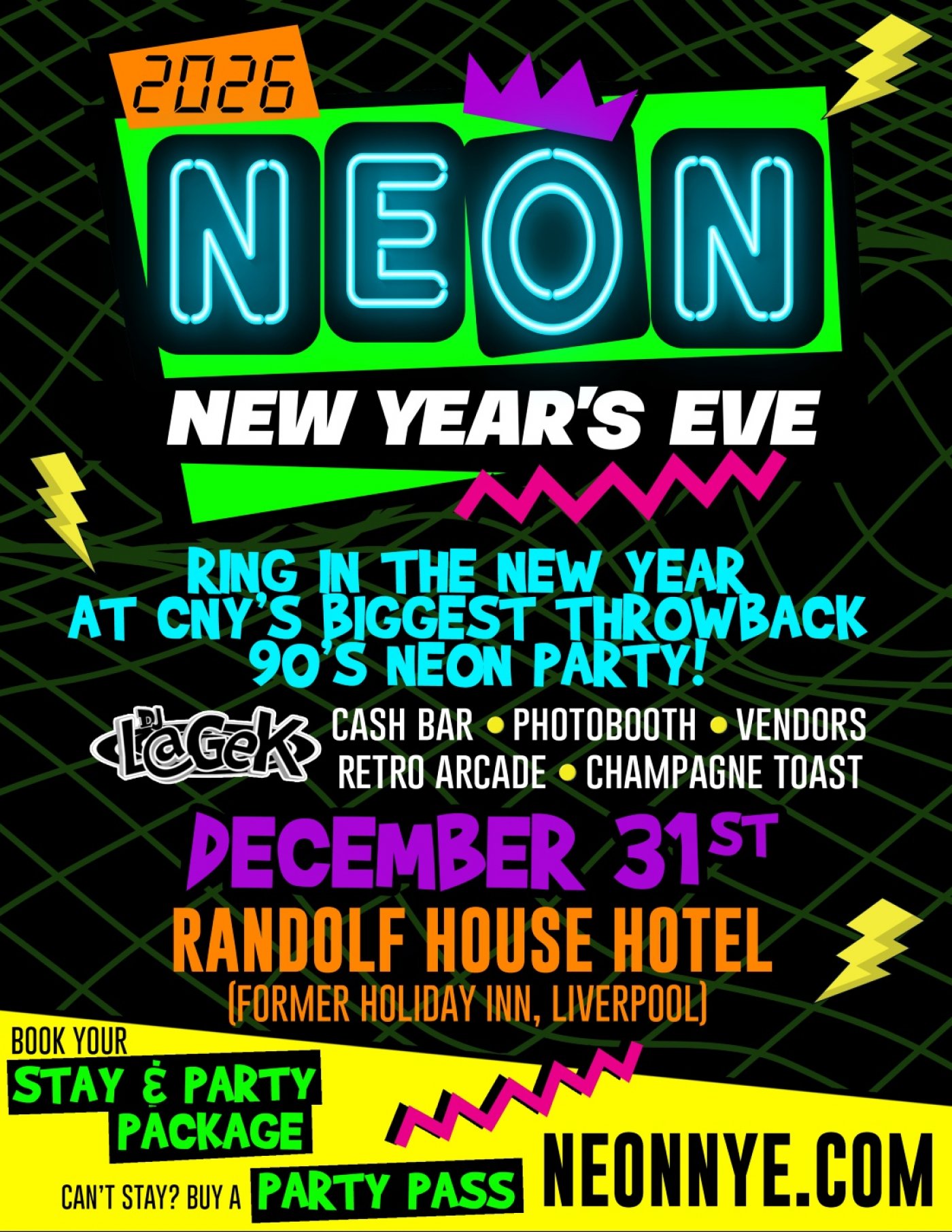 Neon New Year's Eve