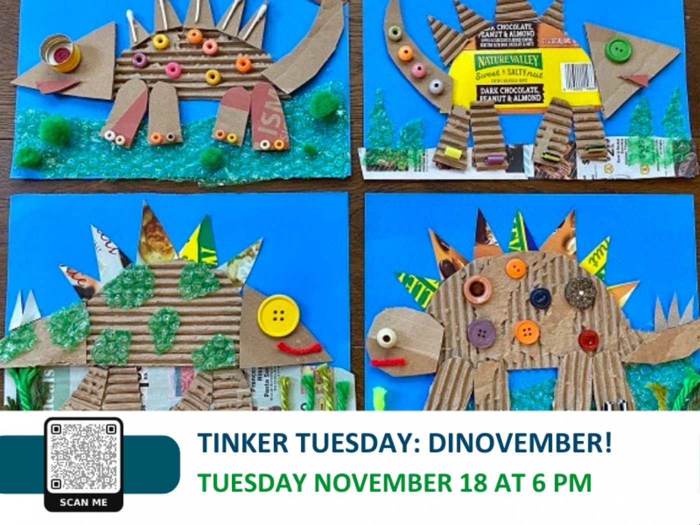 The Tinker Tuesday Dinovember Maker Event