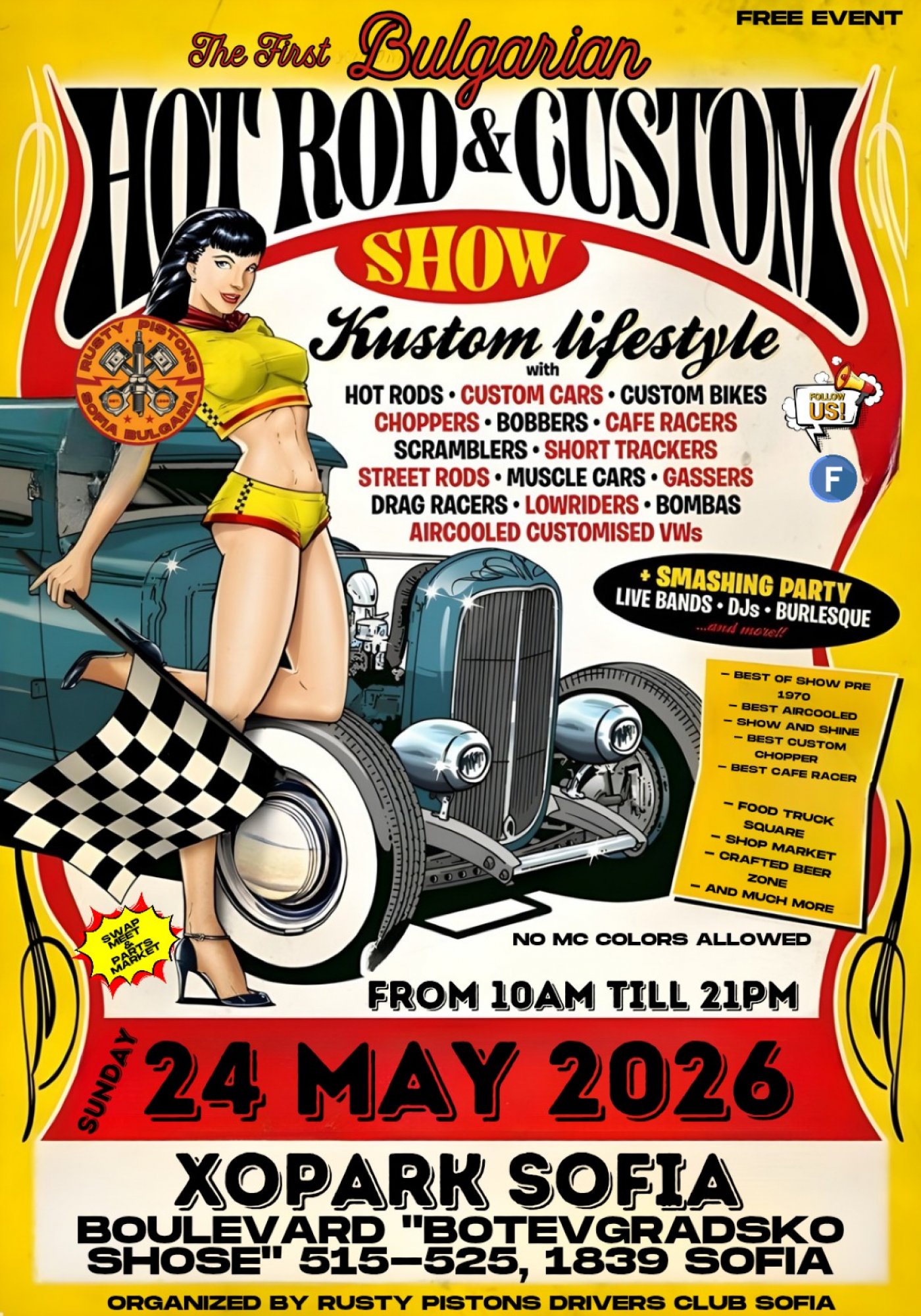 1st Bulgarian Hot Rod & Custom Show Sofia