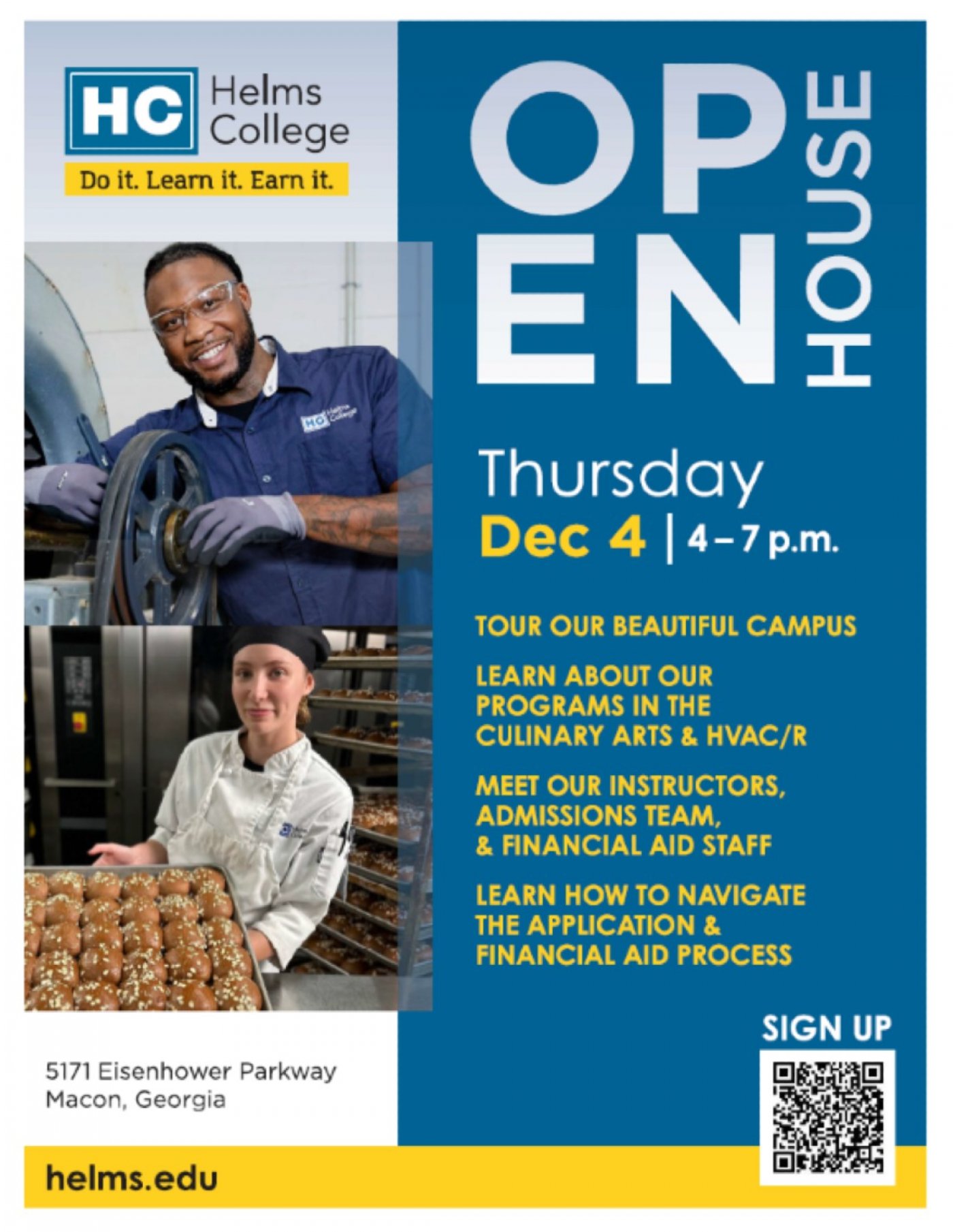 Open House - Helms College - Macon