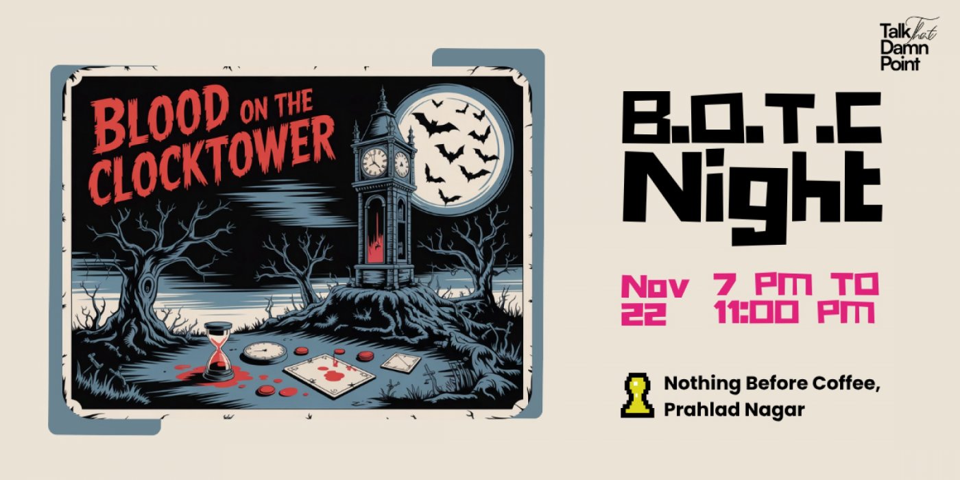 Blood on the Clocktower | Social Deduction Game Night | Beginner-friendly | Ahmedabad