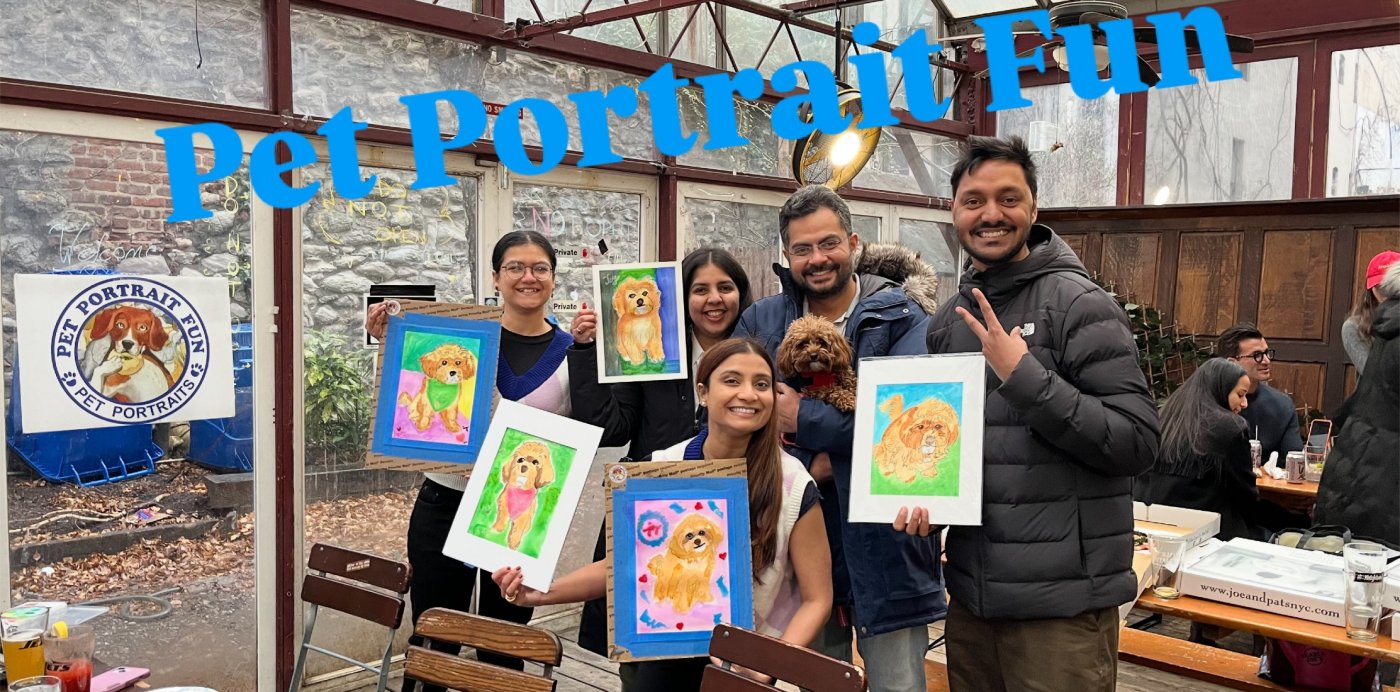 Pups and Pints -Paint Pet Portrait Fun...Dogs Welcome! \u00a0