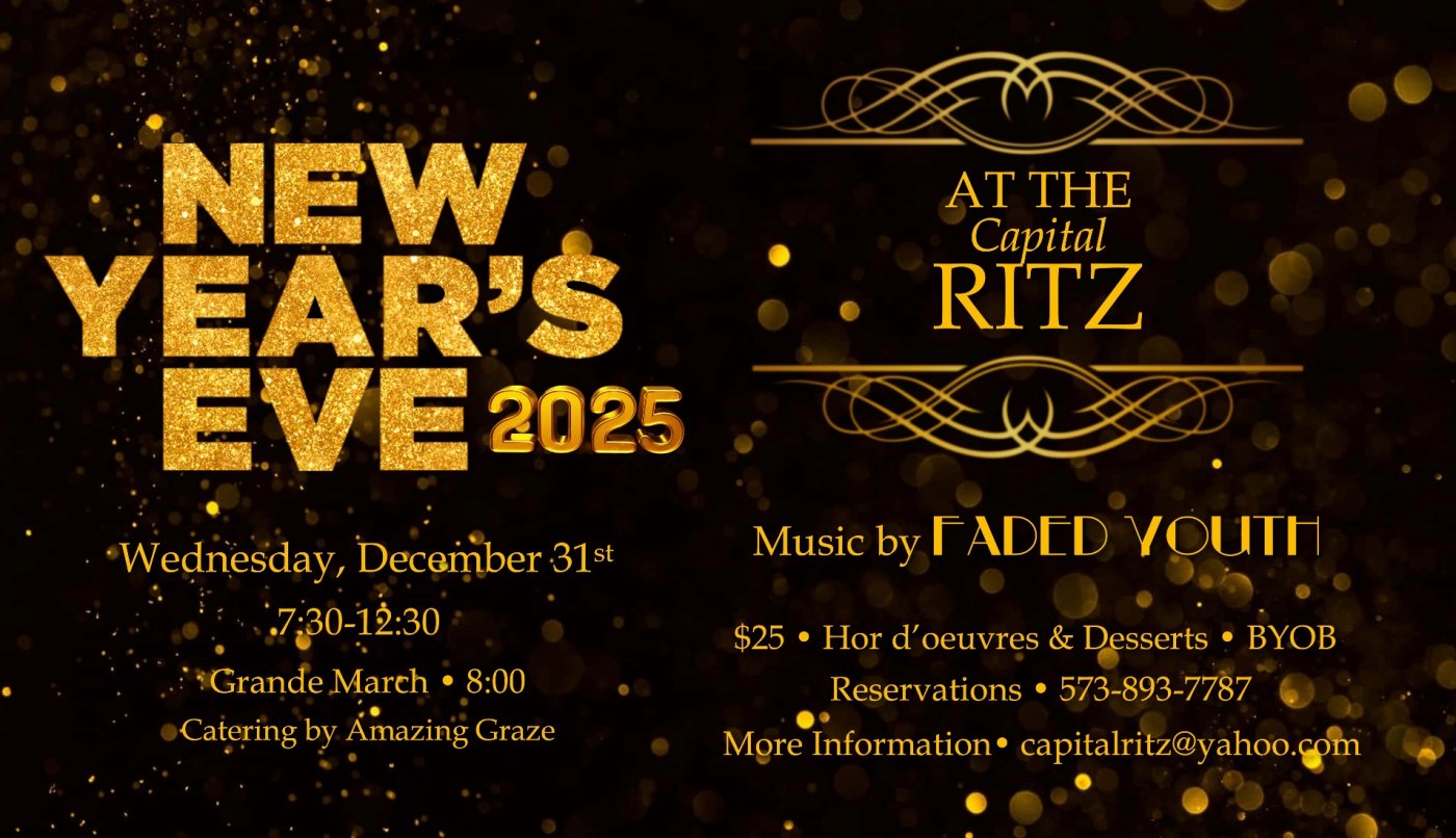 New Year\u2019s Eve at Capital Ritz with Faded Youth