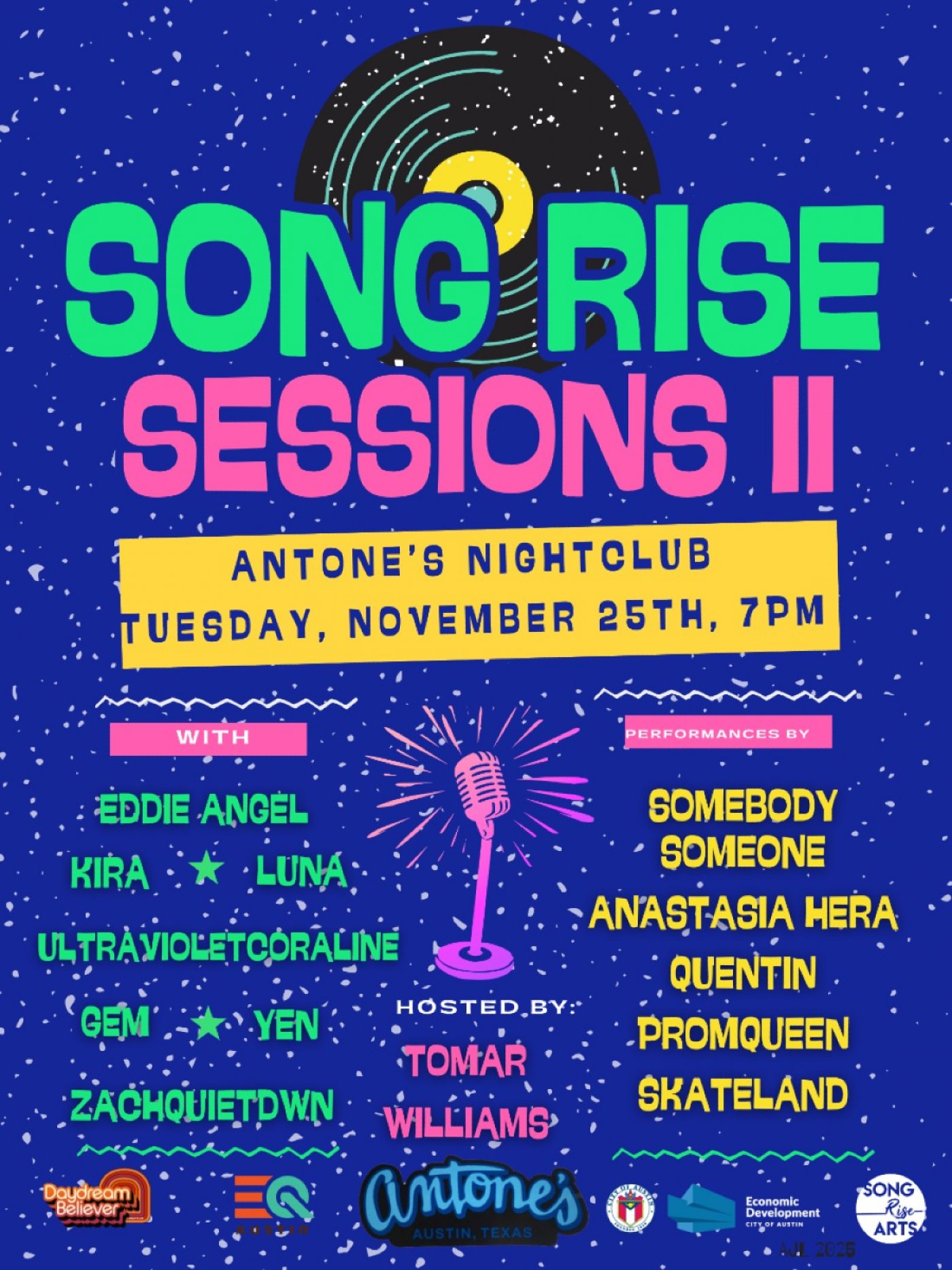 Song Rise Sessions II Showcases ATX\u2019s Current & Next Generation of Music Trailblazers