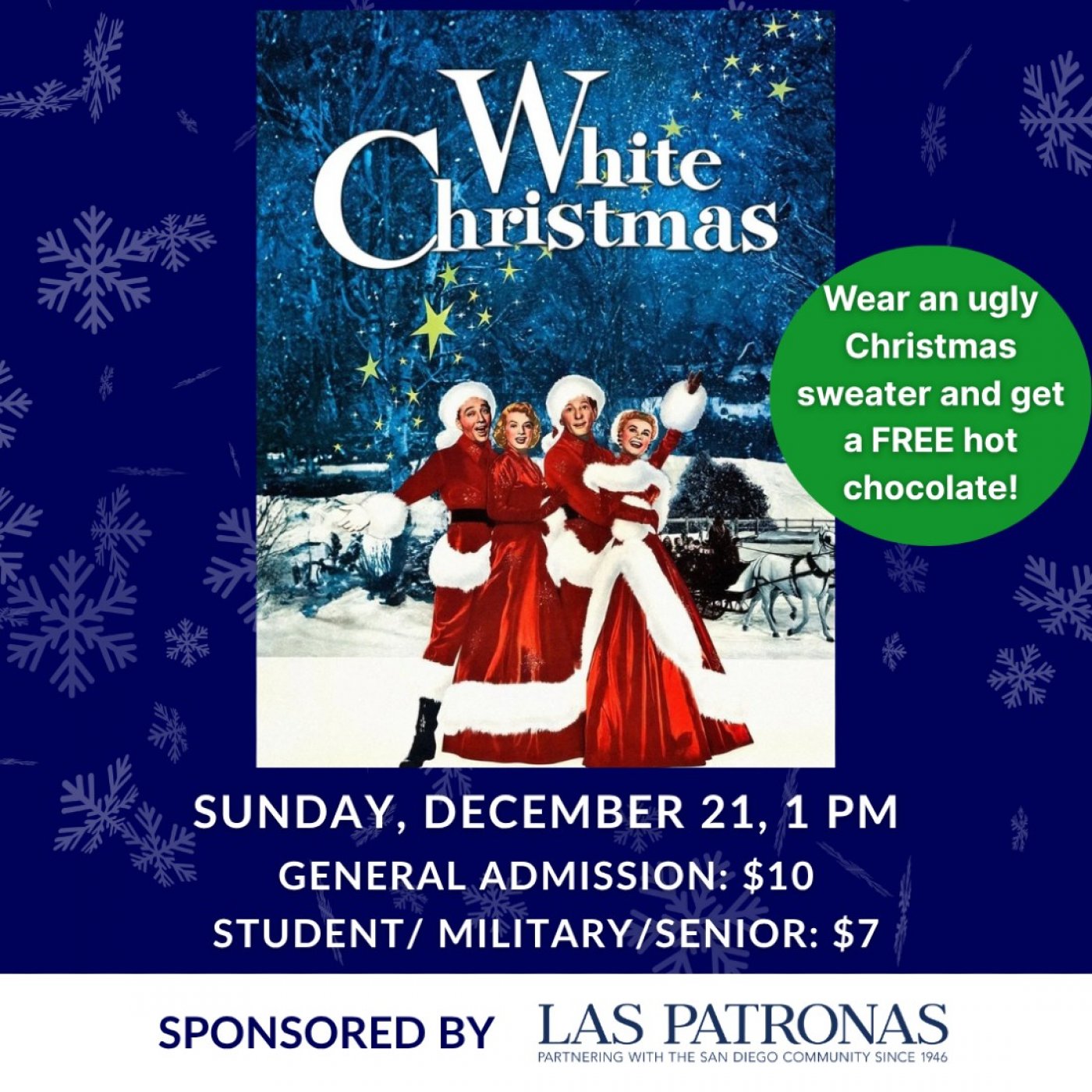 Classic Cinema: White Christmas Film Screening