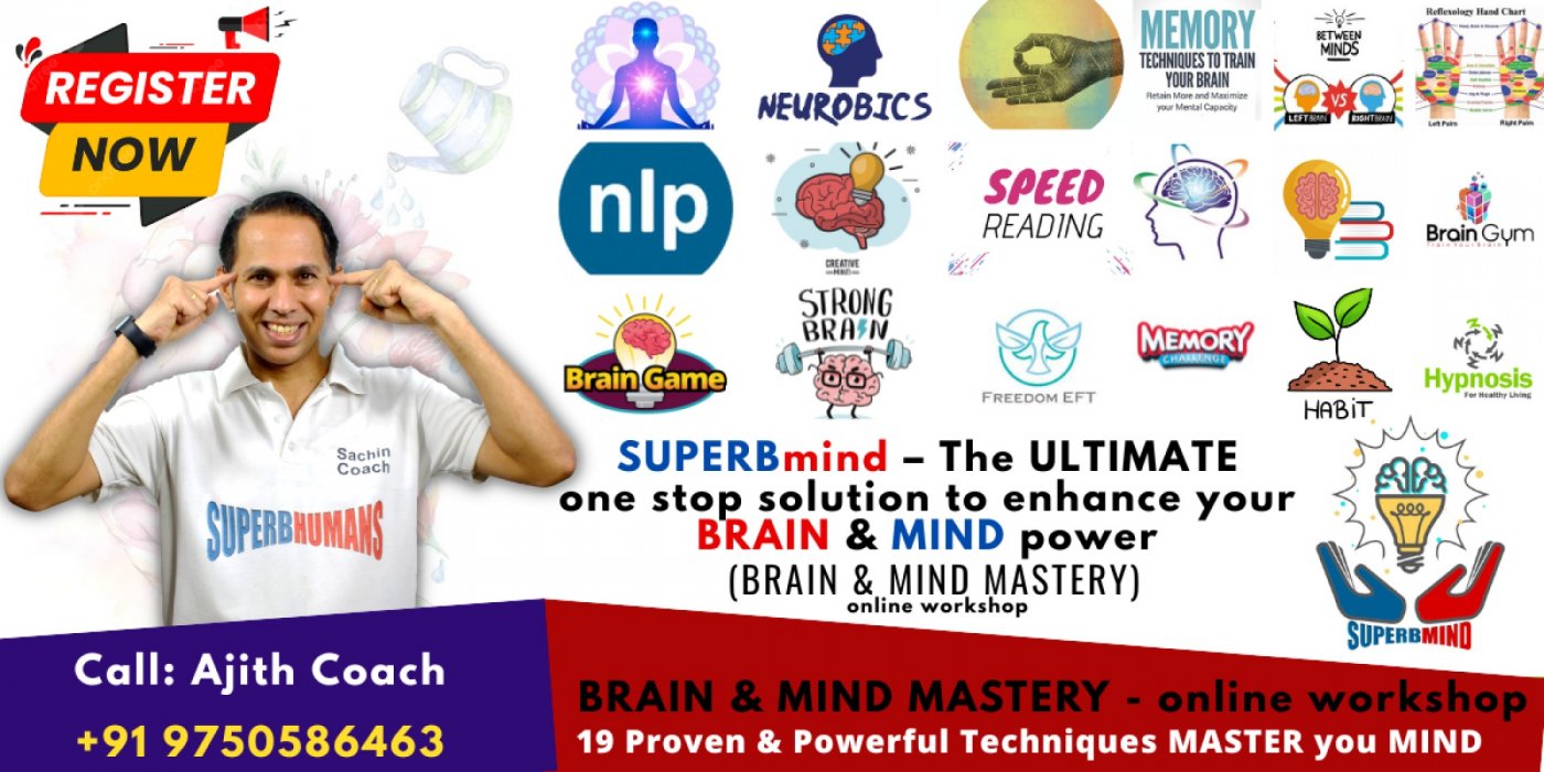 SUPERBmind \u2013 Train your Brain (BRAIN & MIND MASTERY) Online workshop 