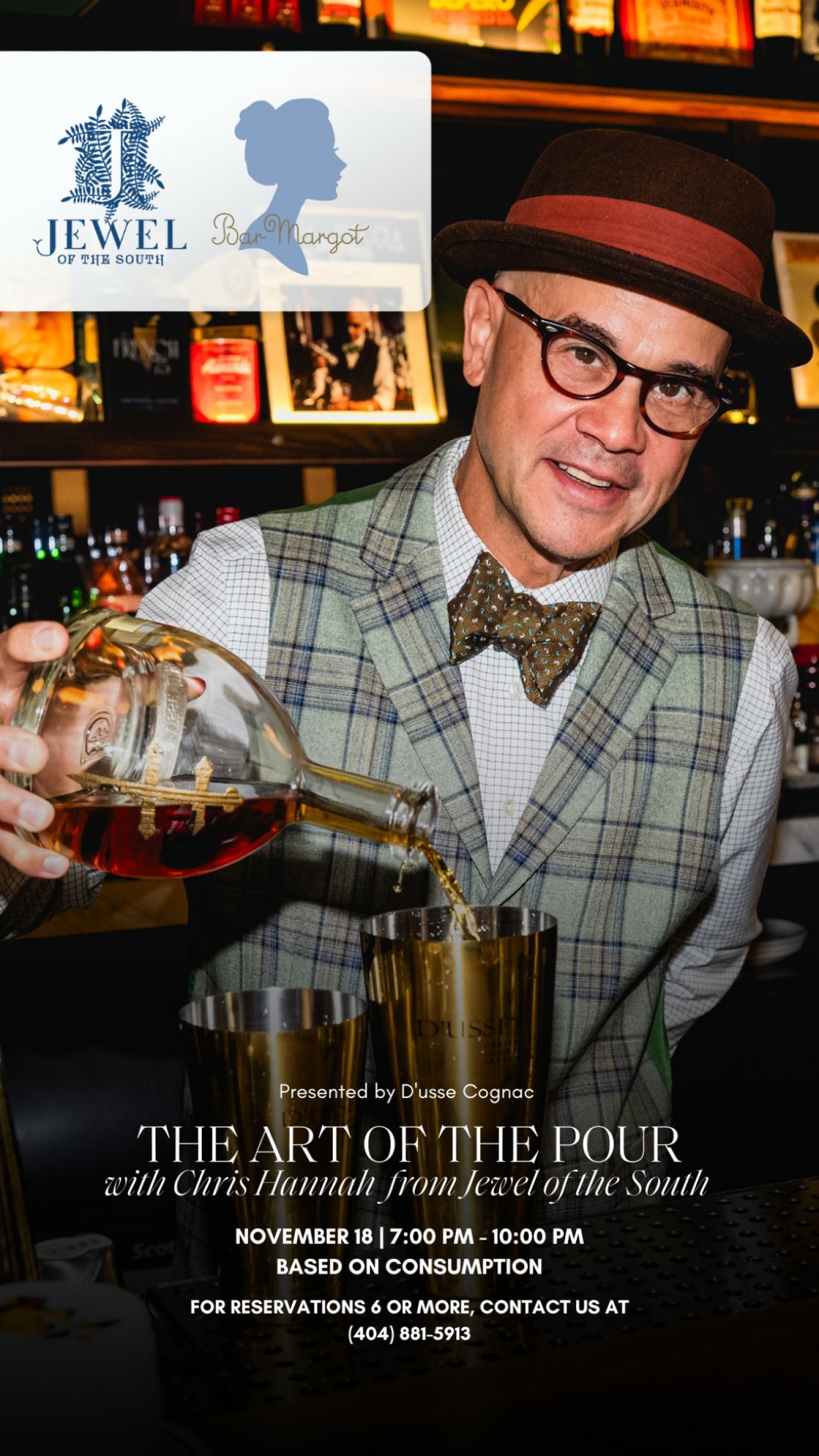 The Art of the Pour: Chris Hannah of Jewel of the South Takes Over Bar Margot