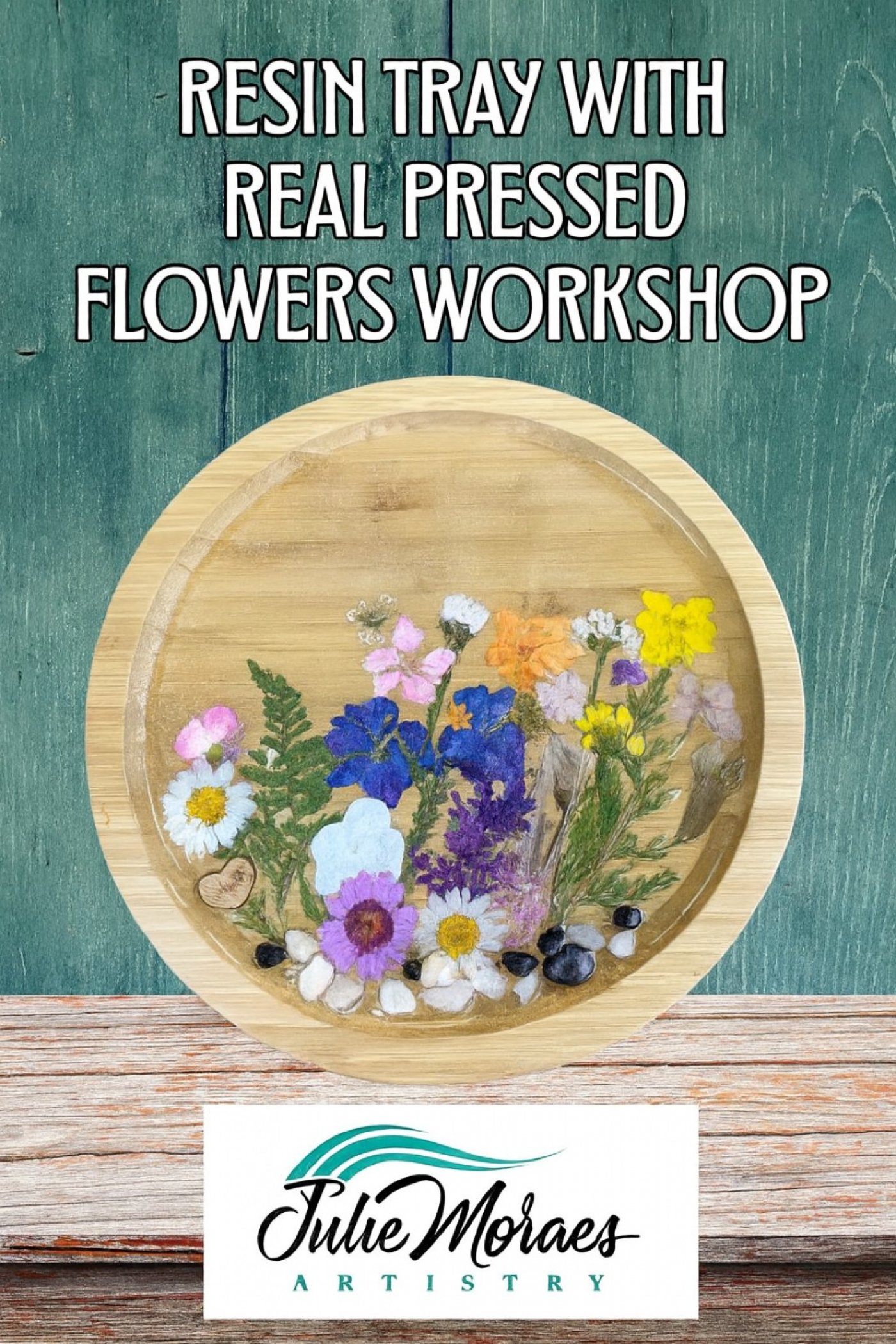 Pressed Flower Resin Tray ~ADVANCED RESERVATION REQUIRED