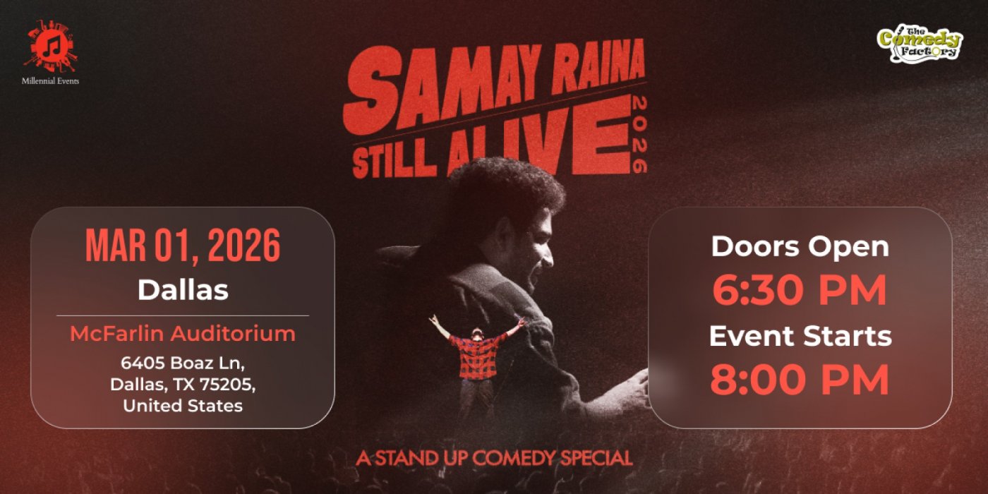 Samay Raina "Still Alive" - Dallas - 1st March, 2026
