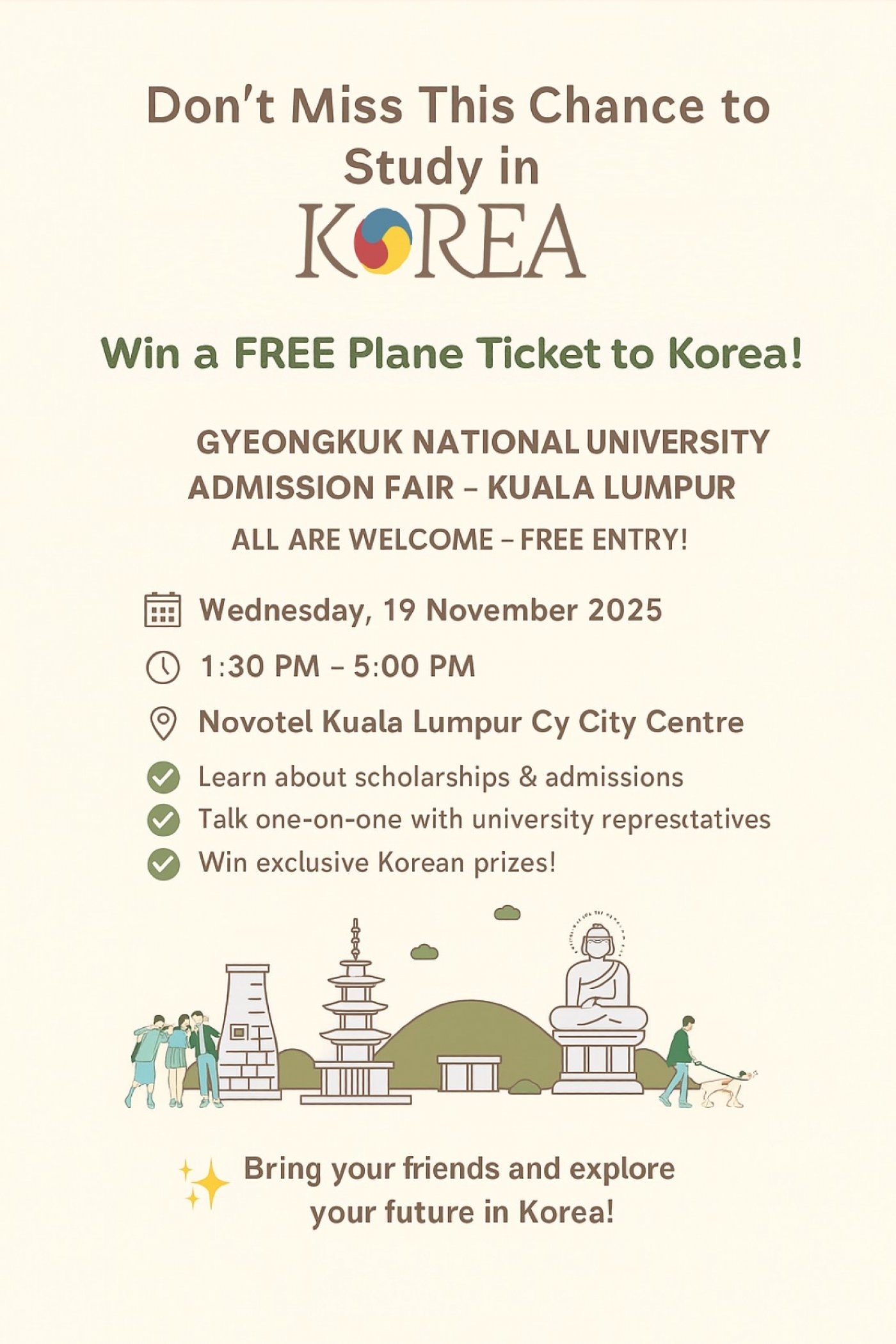 Kuala Lumpur Admissions Fair for Korean National University