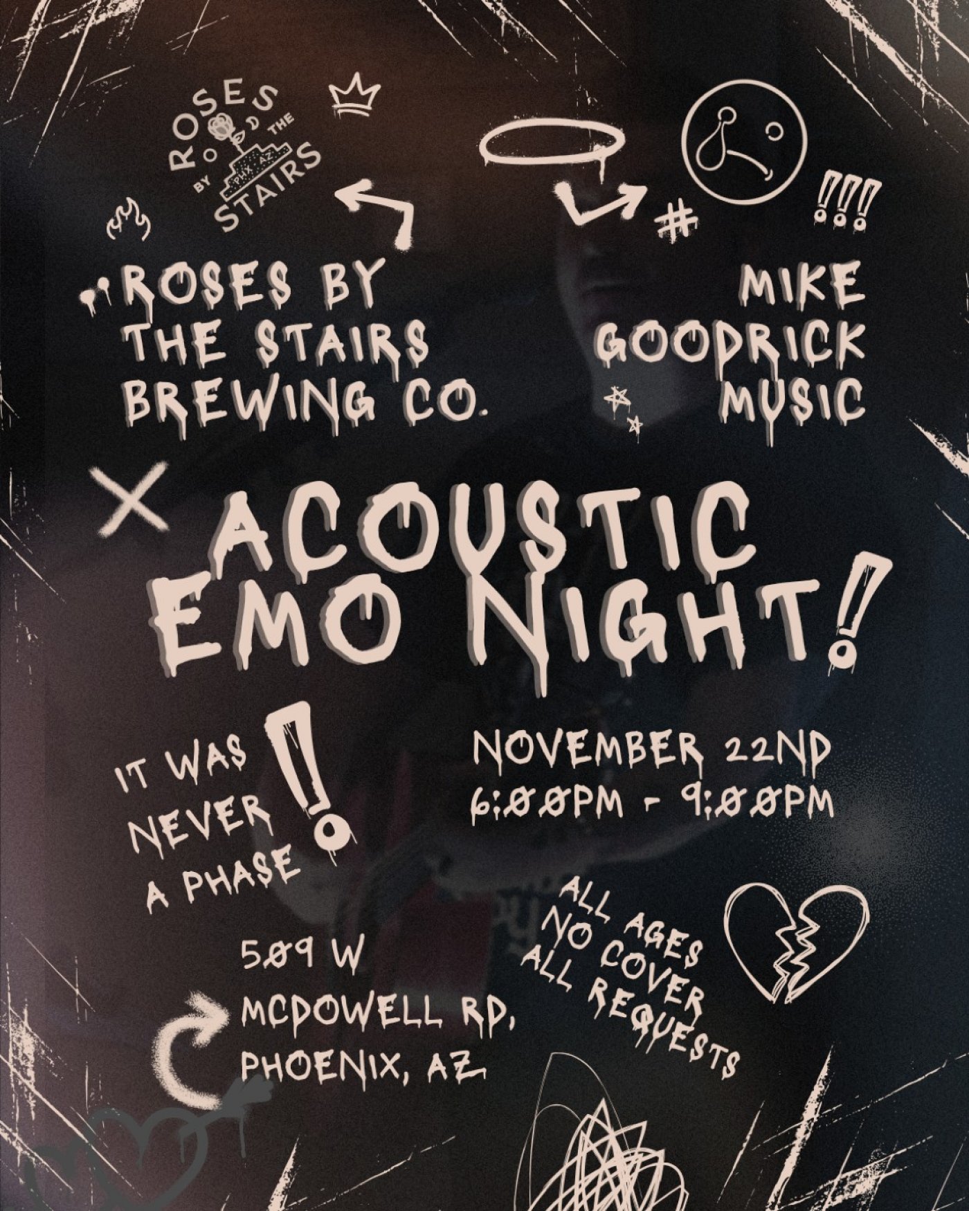 Emo Night at Roses By The Stairs Brewing Co.
