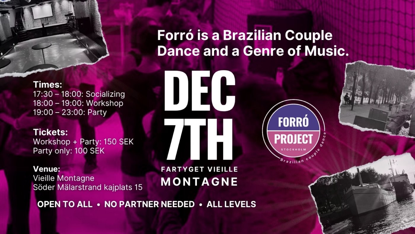 Brazilian Music & Culture: Forr\u00f3 Evening in Stockholm