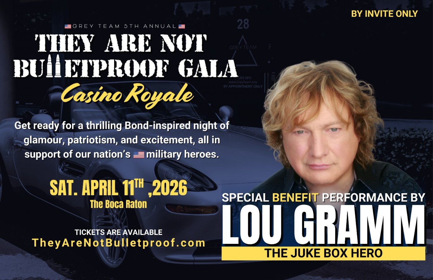They Are Not Bulletproof Gala - Special Performance By Lou Gramm