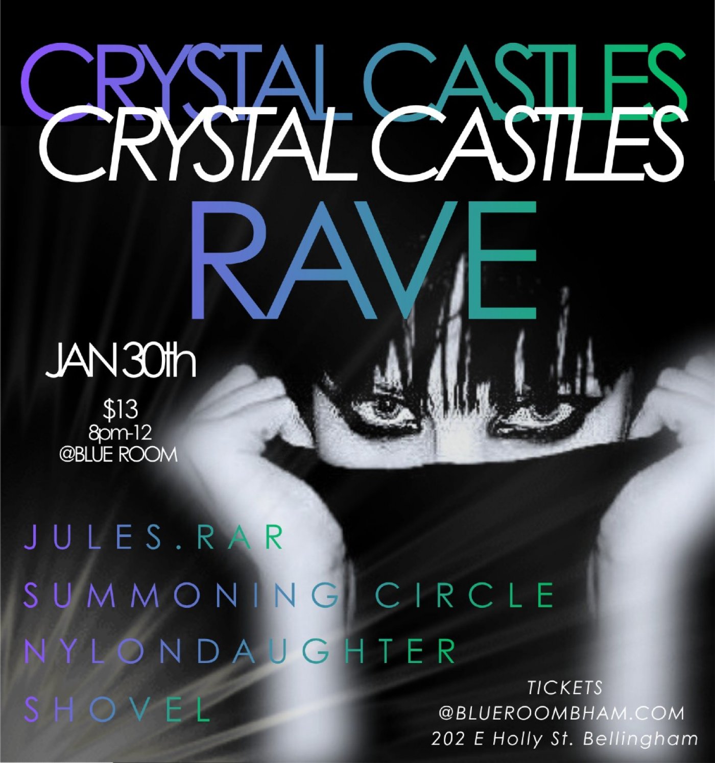 Crystal Castles Rave: The Blue Room