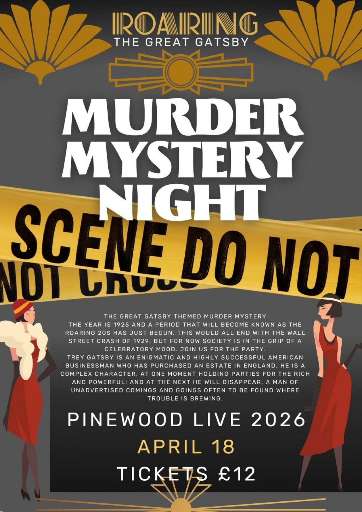 THE GREAT GATSBY MURDER MYSTERY EVENING