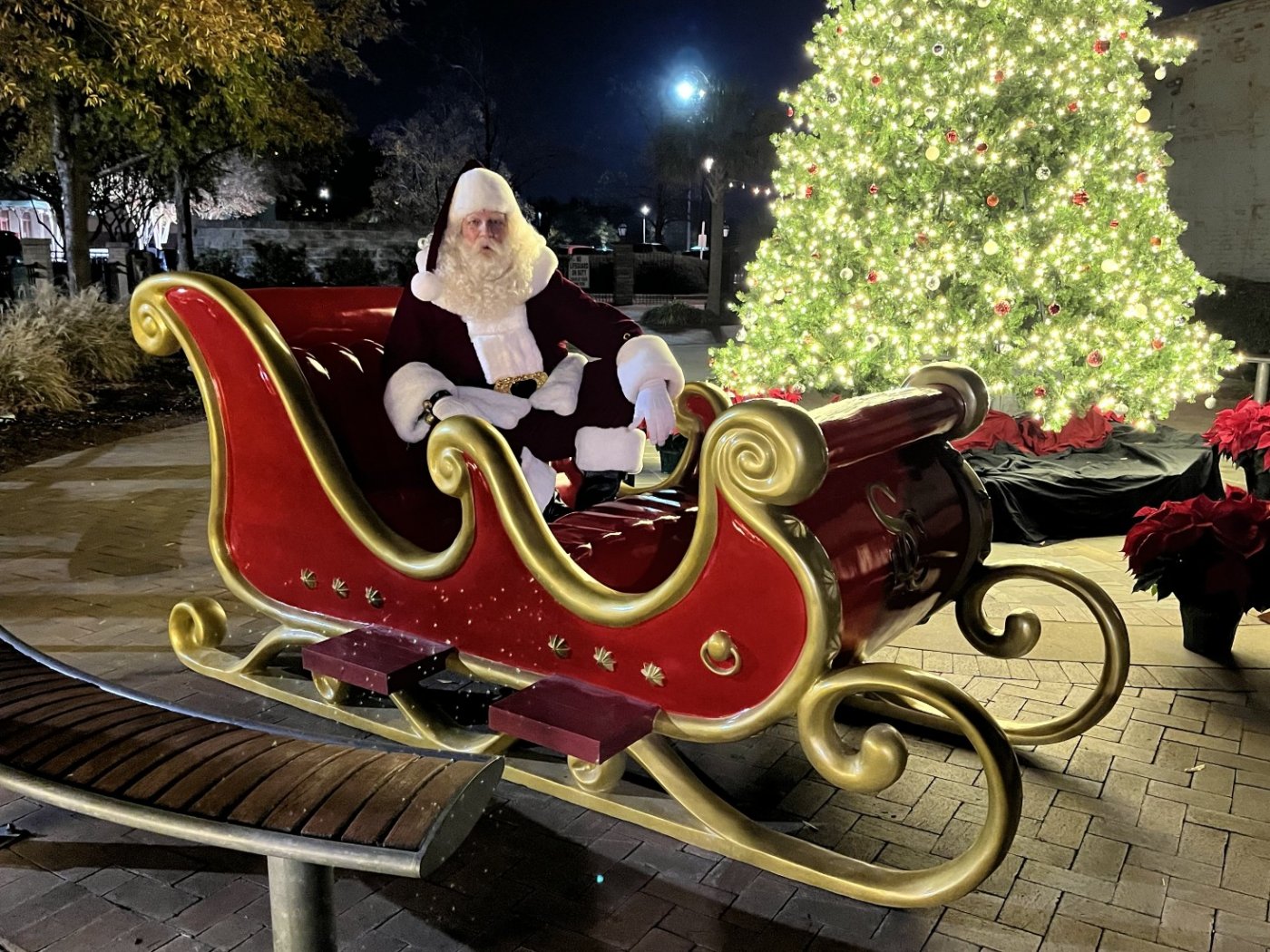 Pancakes and PJs with Santa