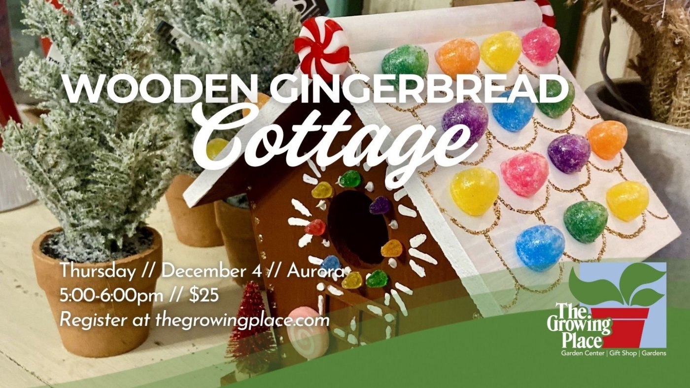 Wooden Gingerbread Cottage Workshop