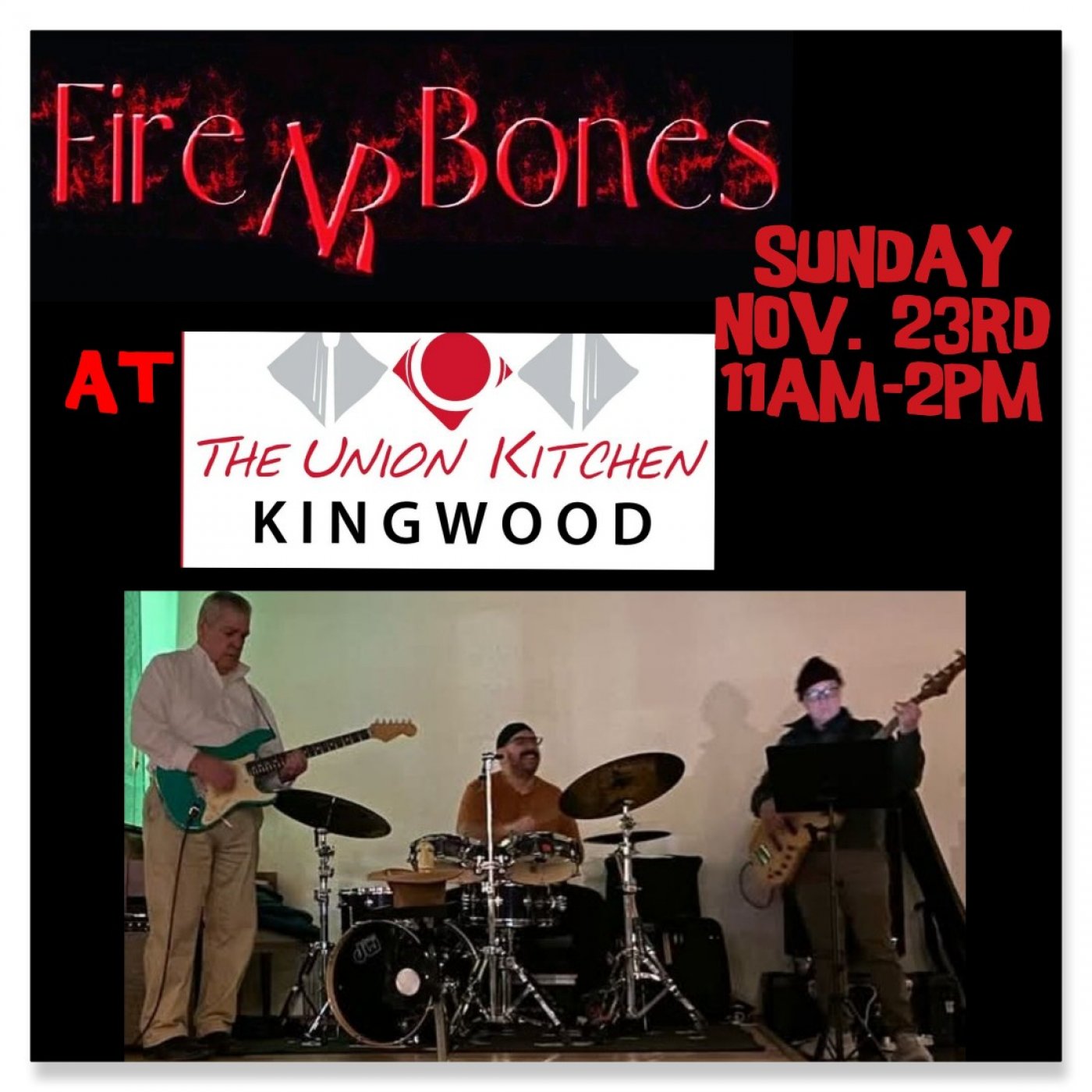 Fire NR Bones performs at The Union Kitchen in Kingwood 