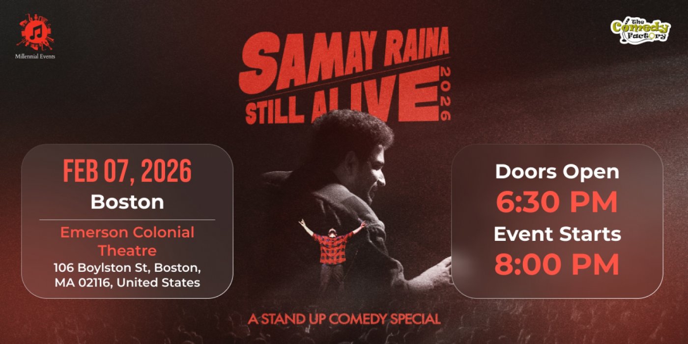 Samay Raina "Still Alive" - Boston - 7th Feb, 2026