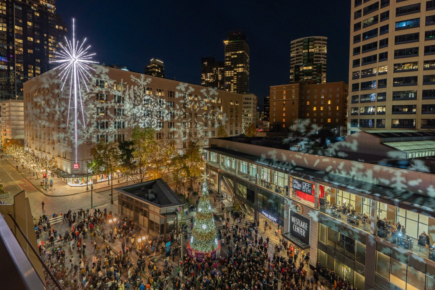 Tree Lighting Celebration at Westlake Center