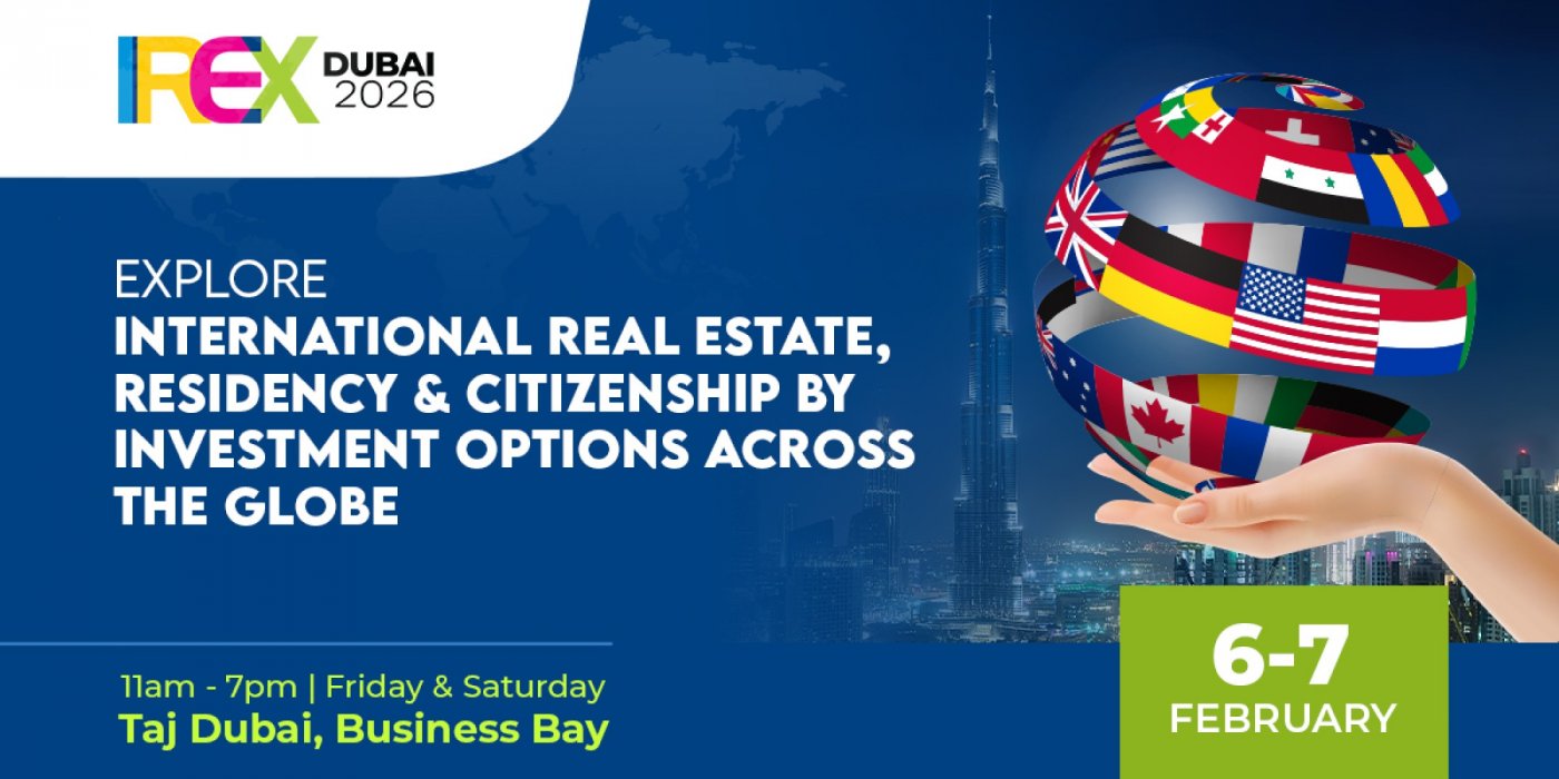 IREX2026, Dubai: International Real Estate & Immigration by Investment Show