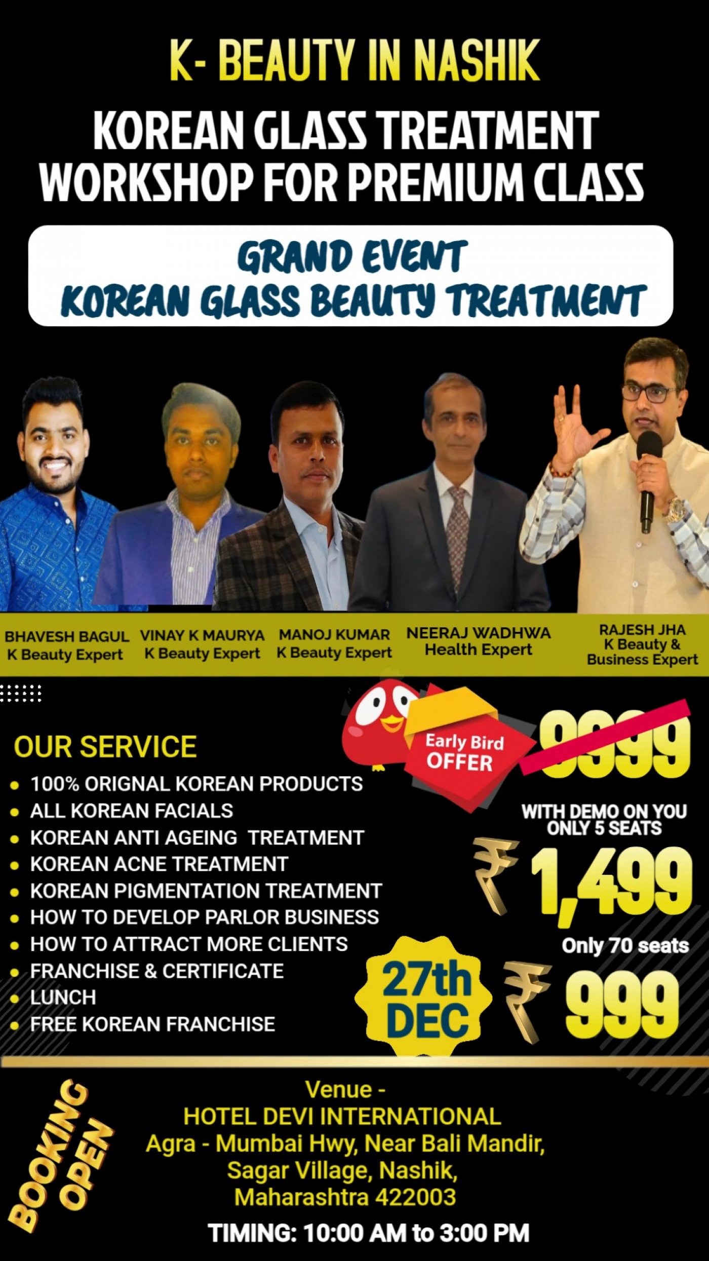 Korean glass treatment workshop